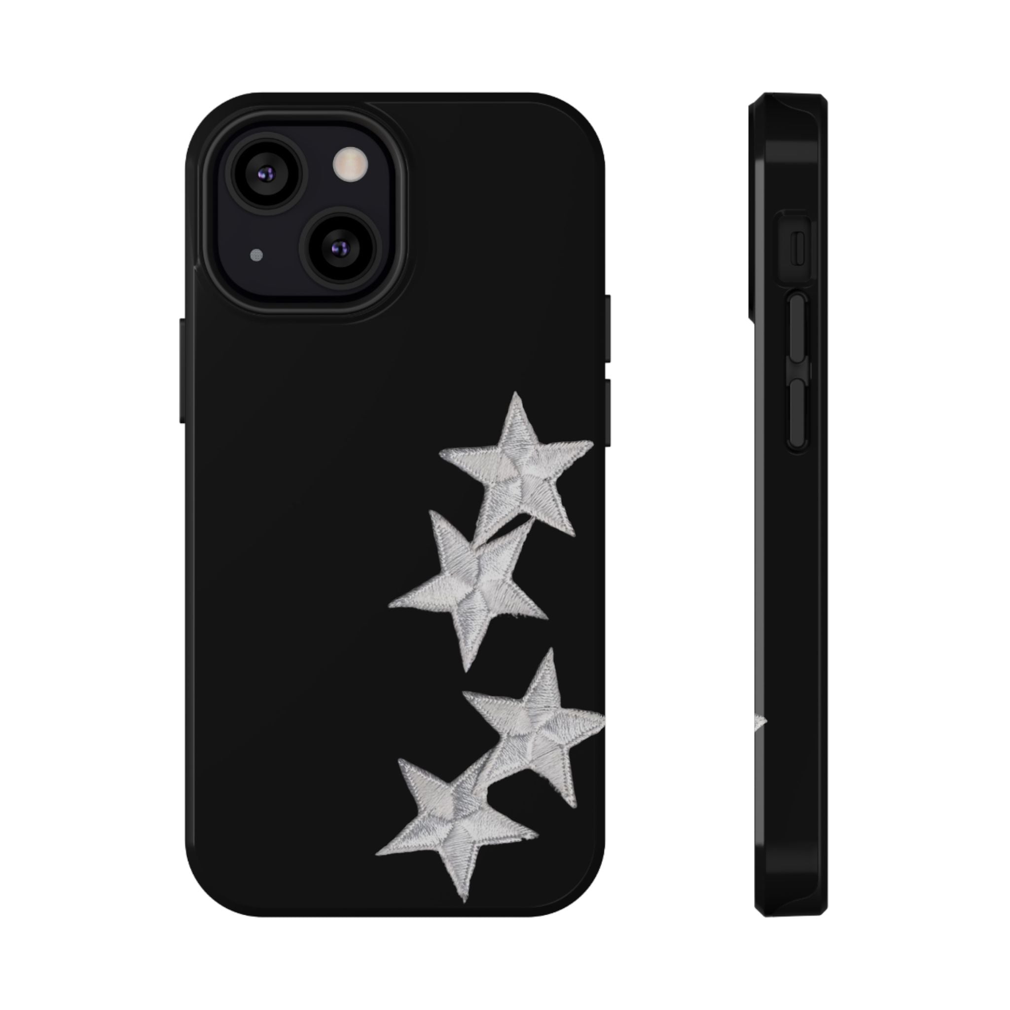 “silver stars” protective phone case