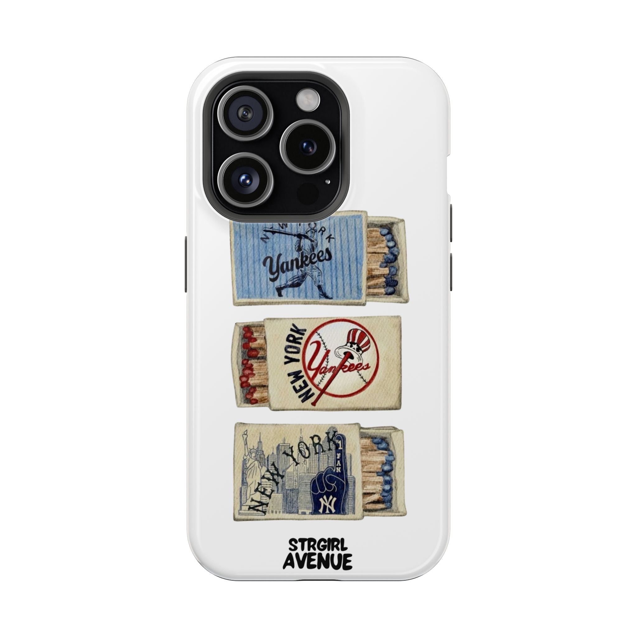 “Yankees match” protective phone case