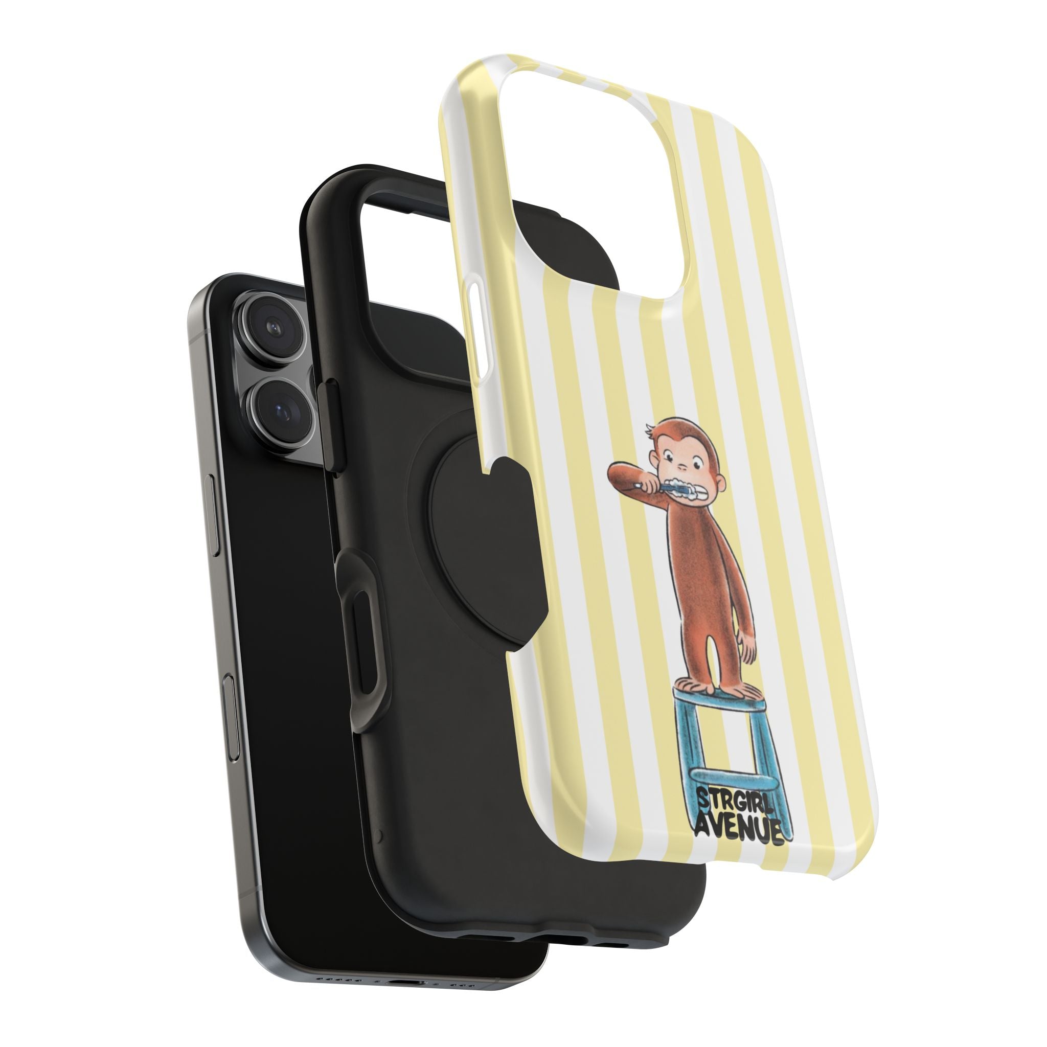 “curious George 3” protective phone case