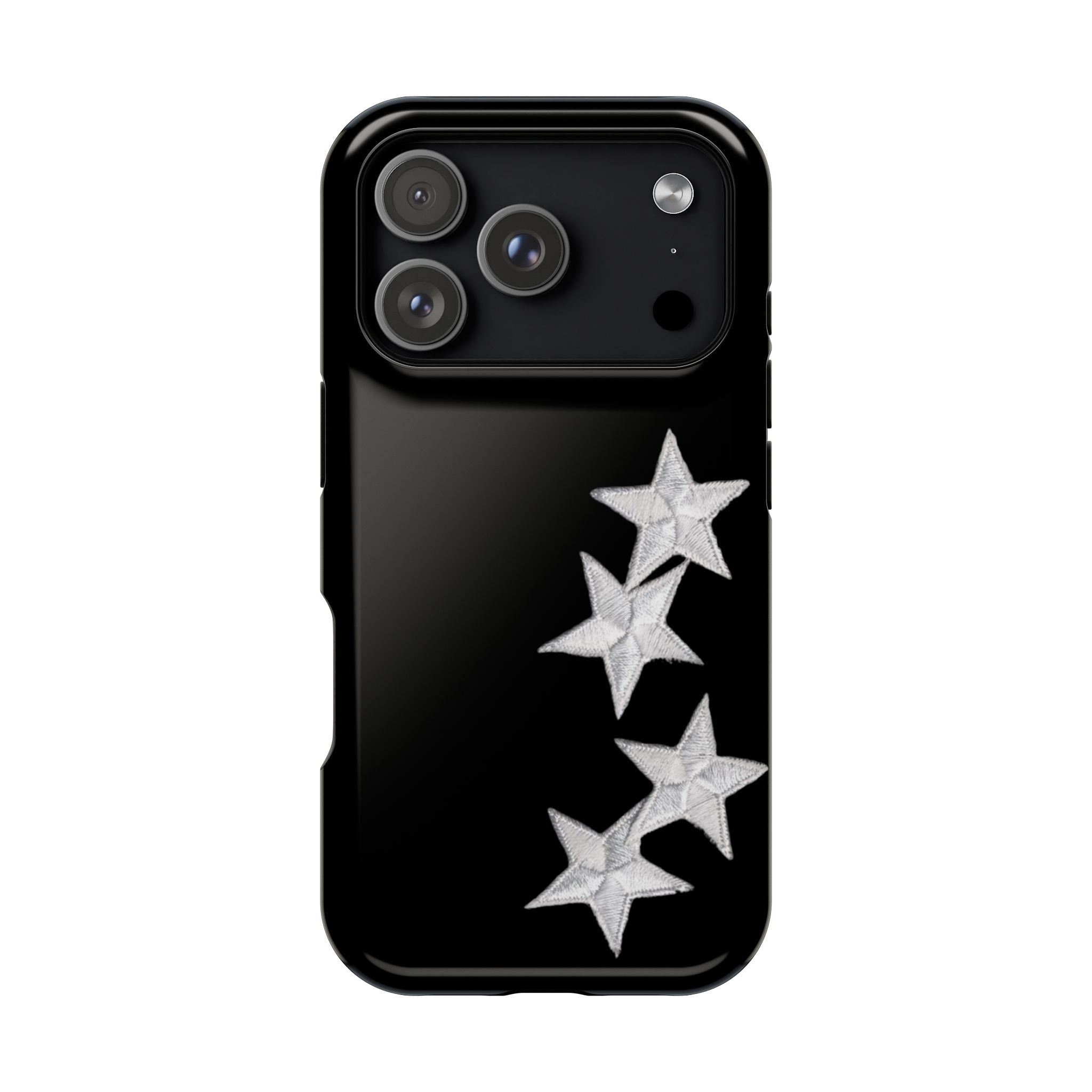 “silver stars” protective phone case