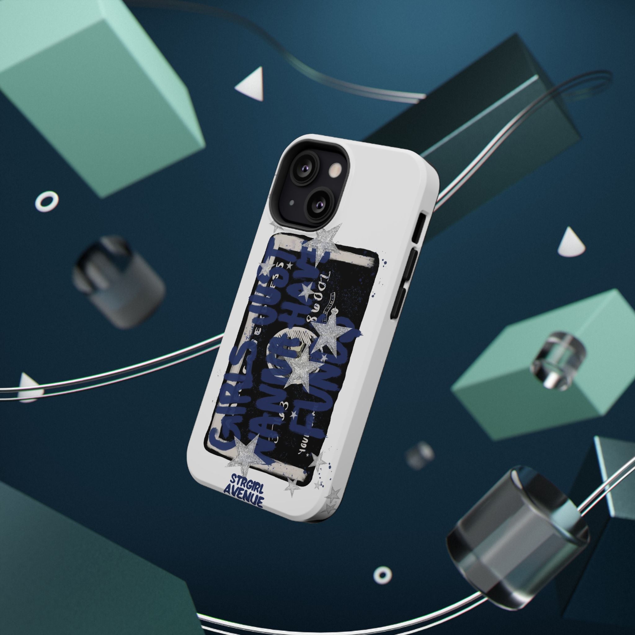 “wanna have funds” protective phone case