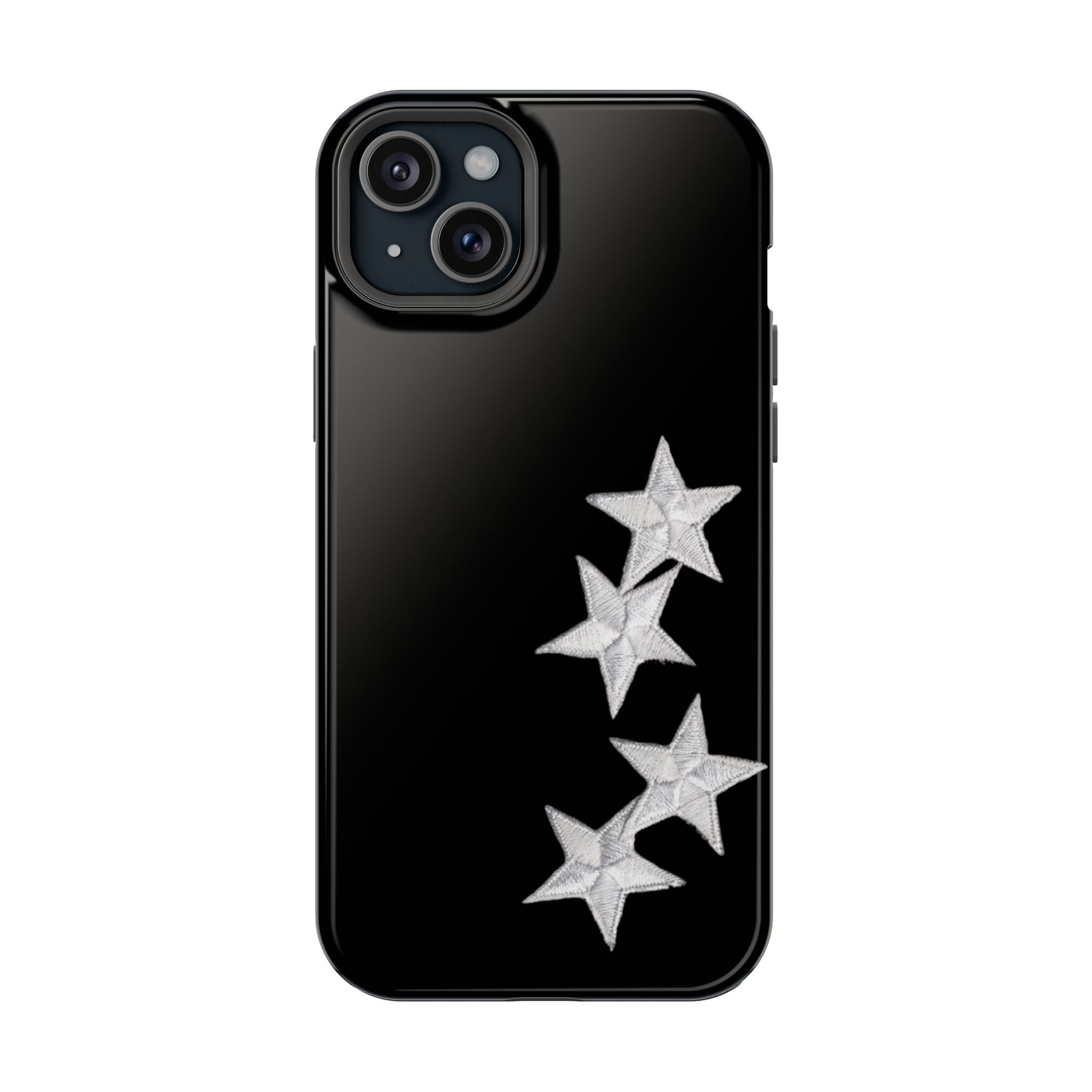 “silver stars” protective phone case