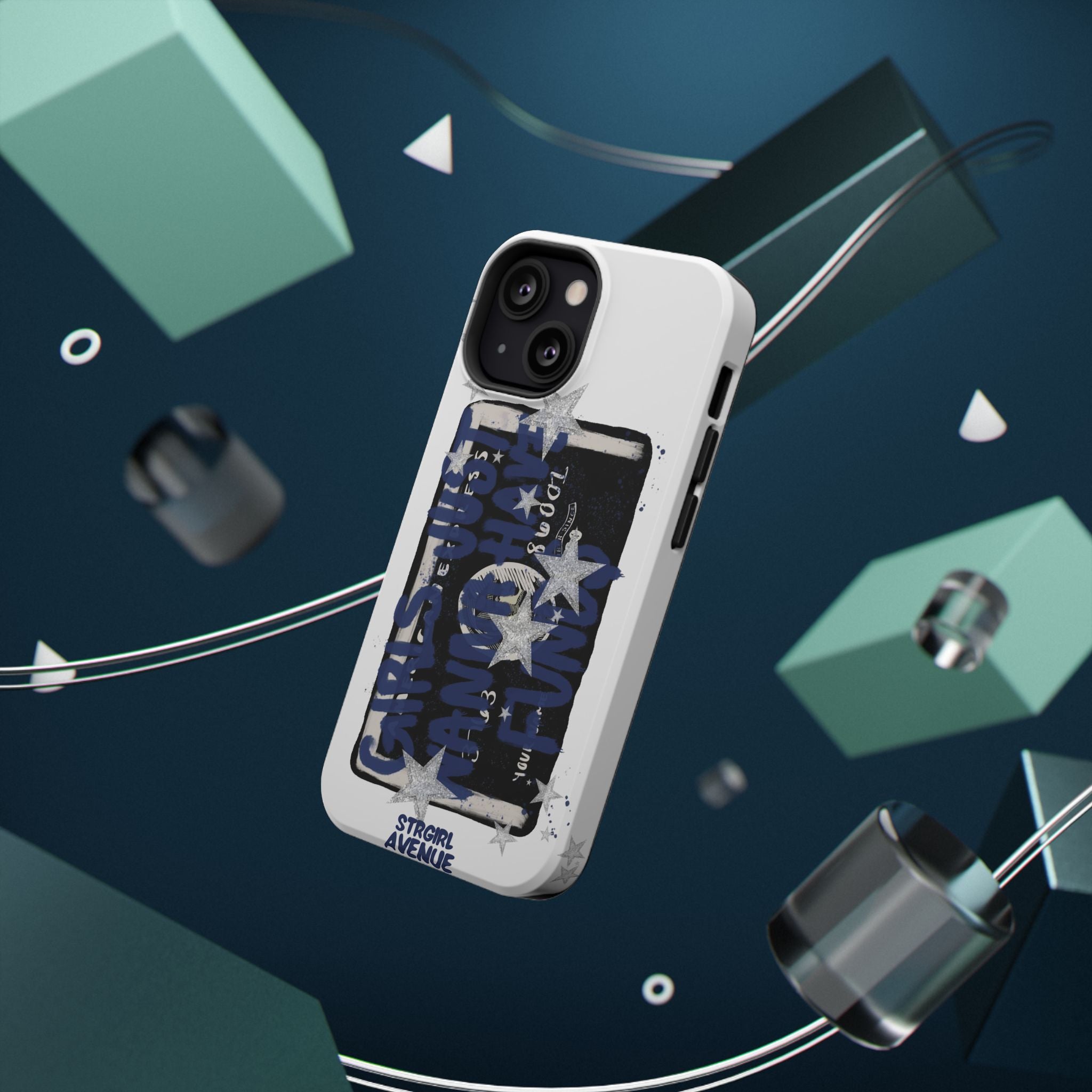 “wanna have funds” protective phone case