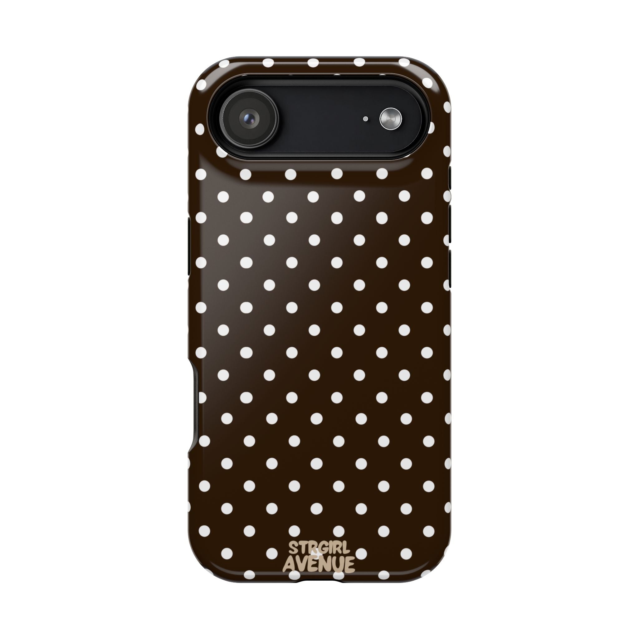 “Cocoa Dots” protective phone case