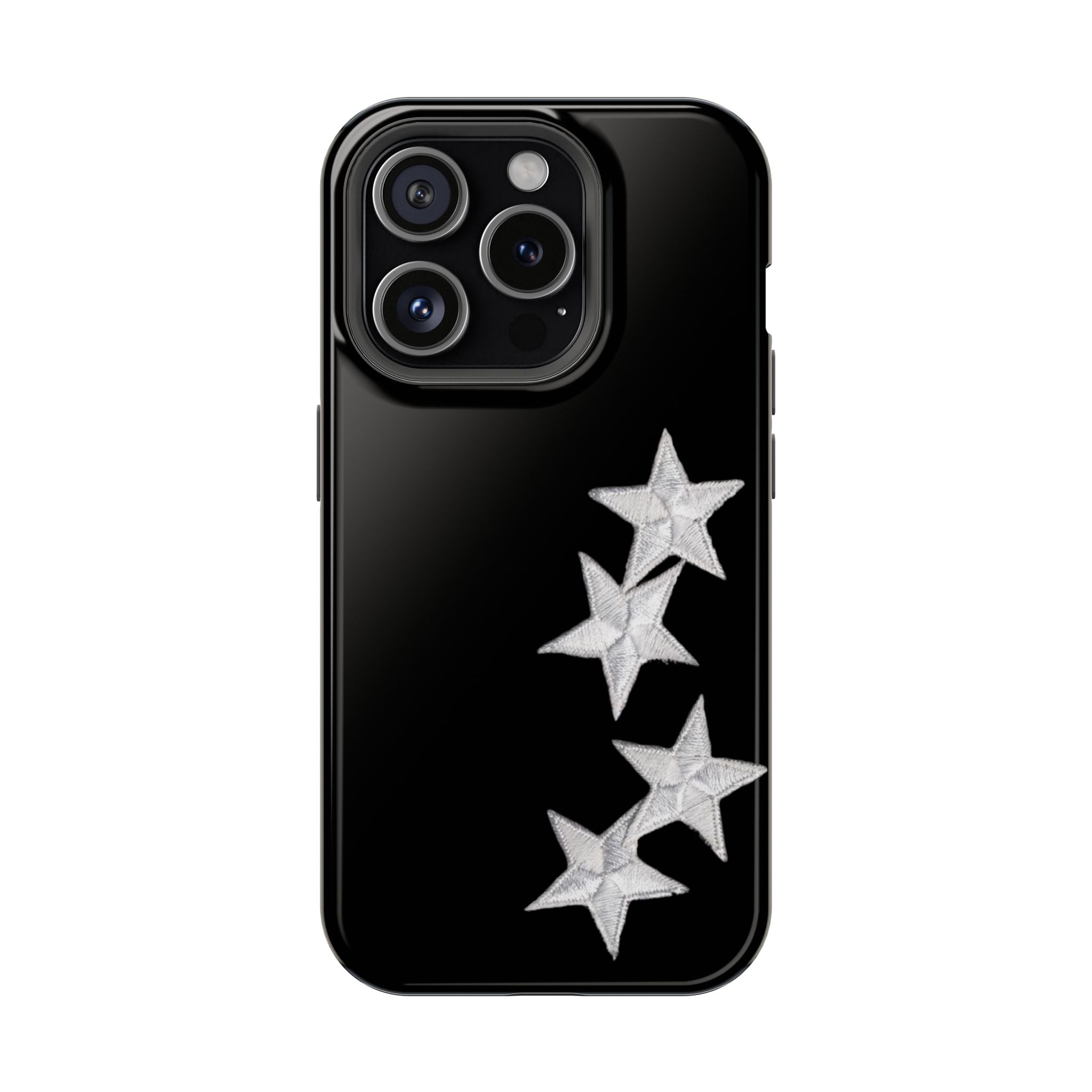 “silver stars” protective phone case