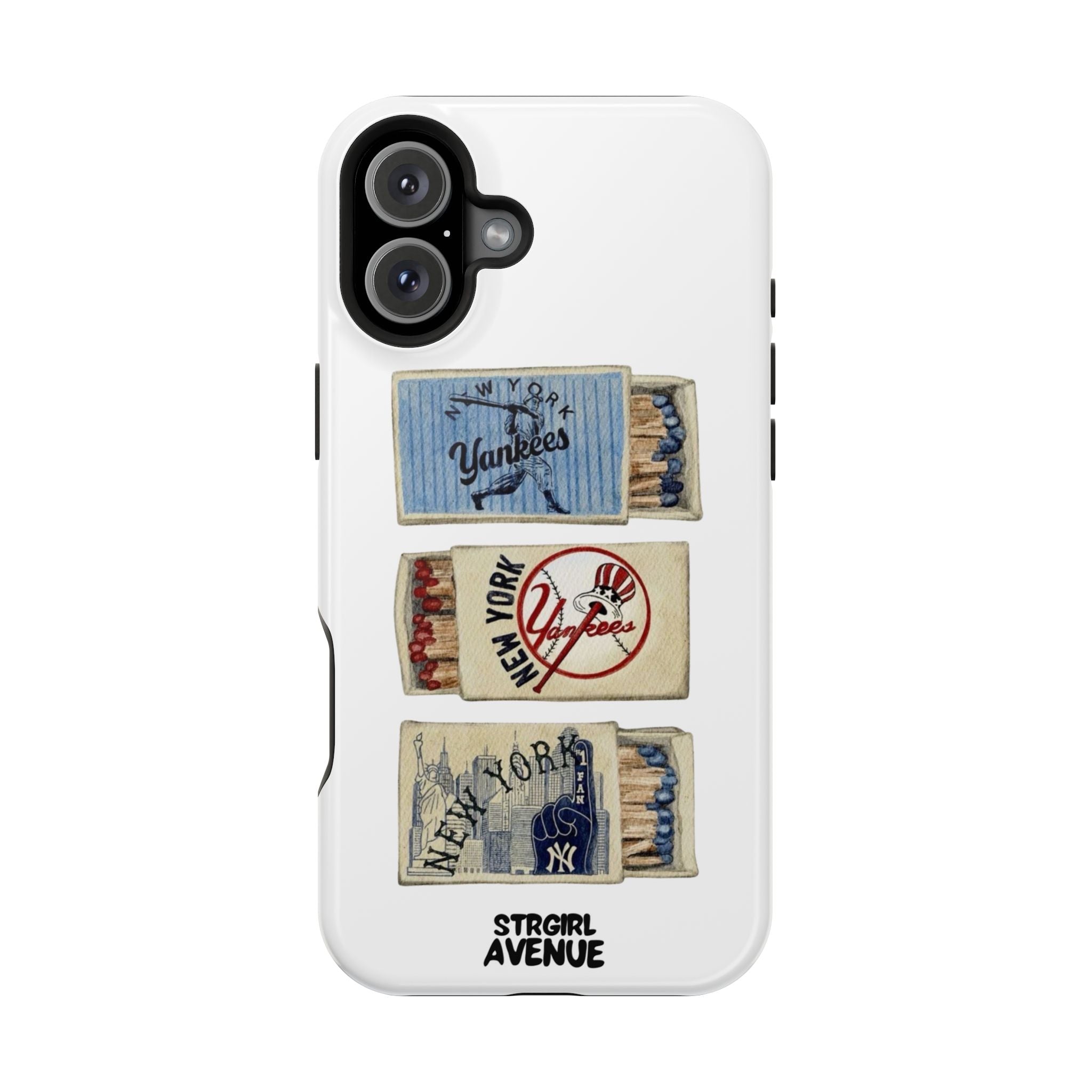 “Yankees match” protective phone case