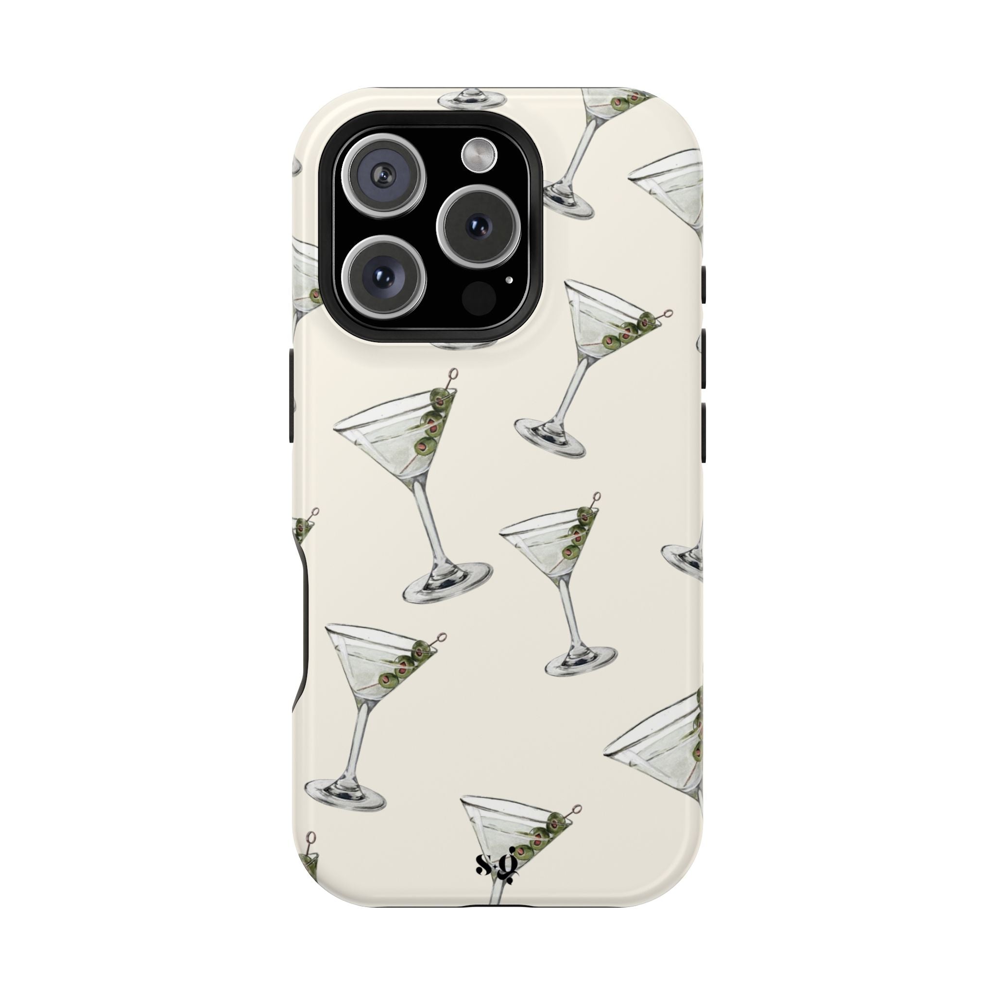 “martinis” protective phone case