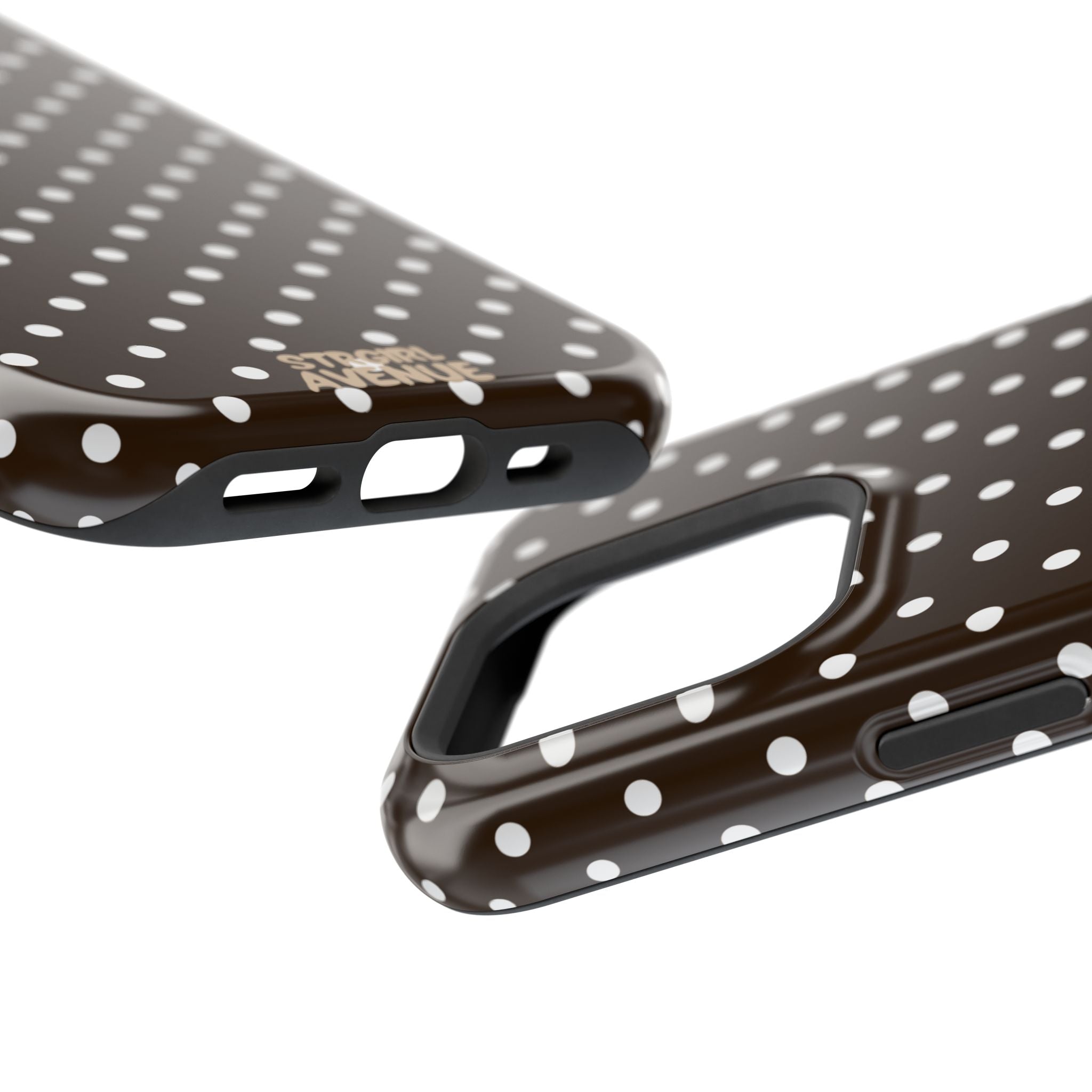 “Cocoa Dots” protective phone case