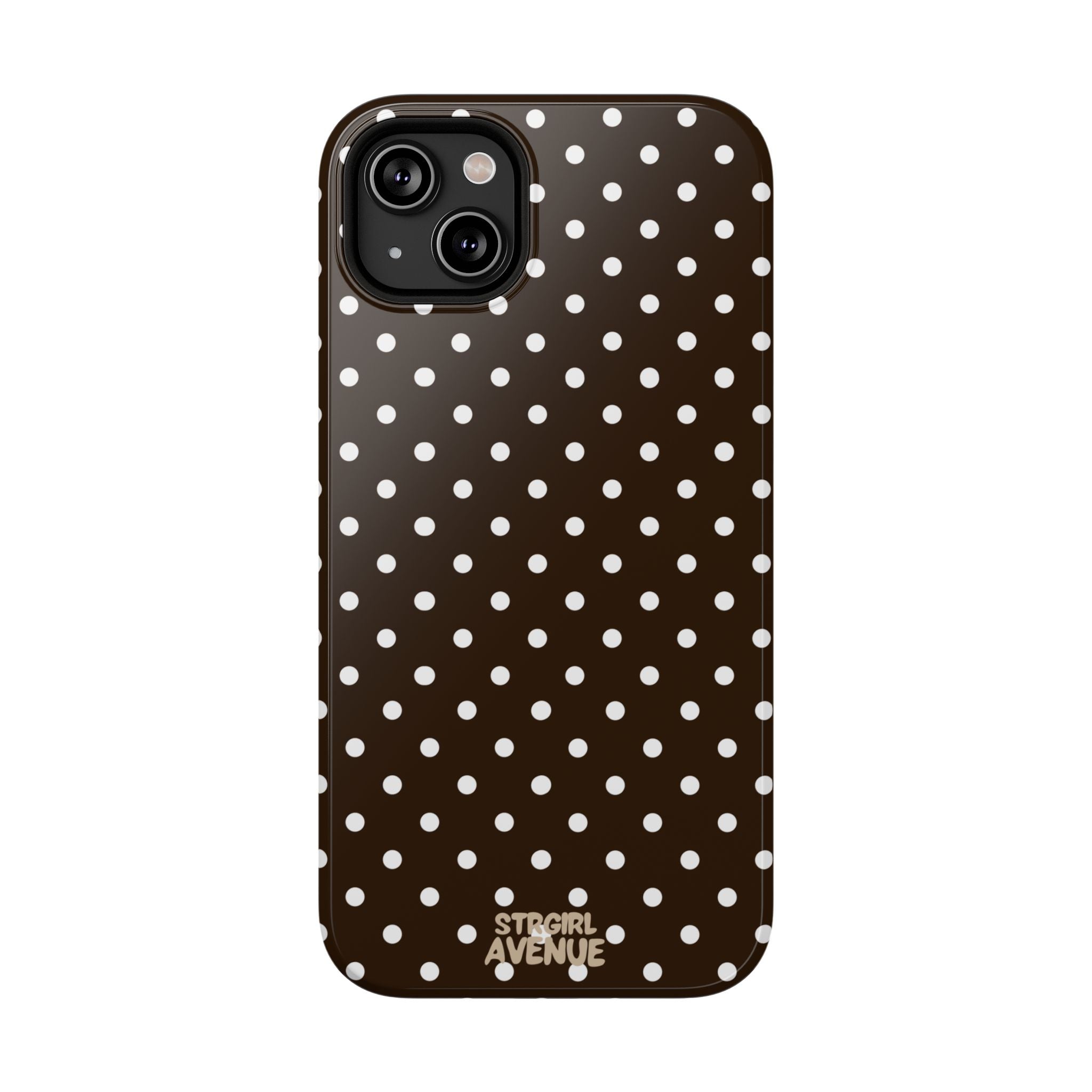 “Cocoa Dots” protective phone case