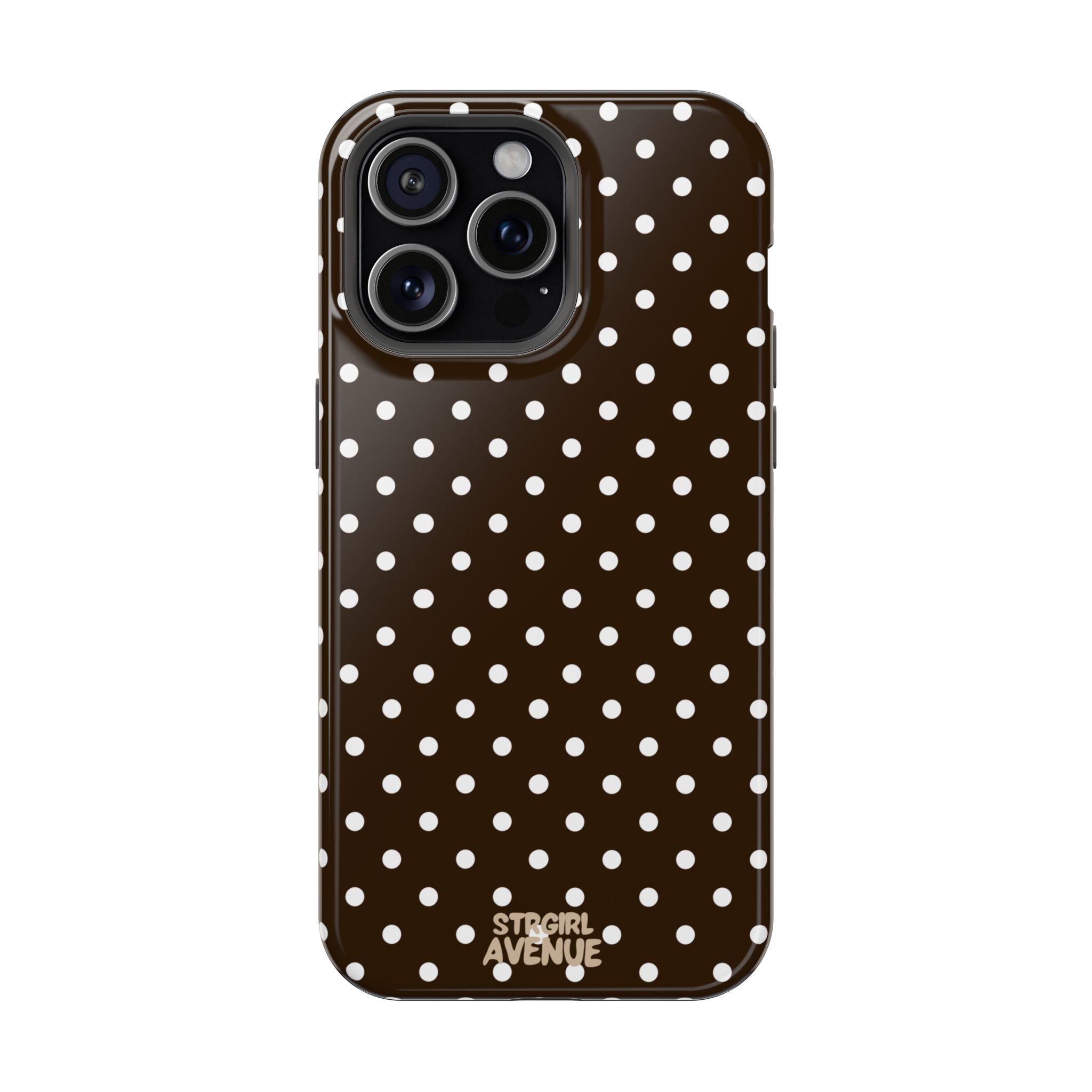 “Cocoa Dots” protective phone case