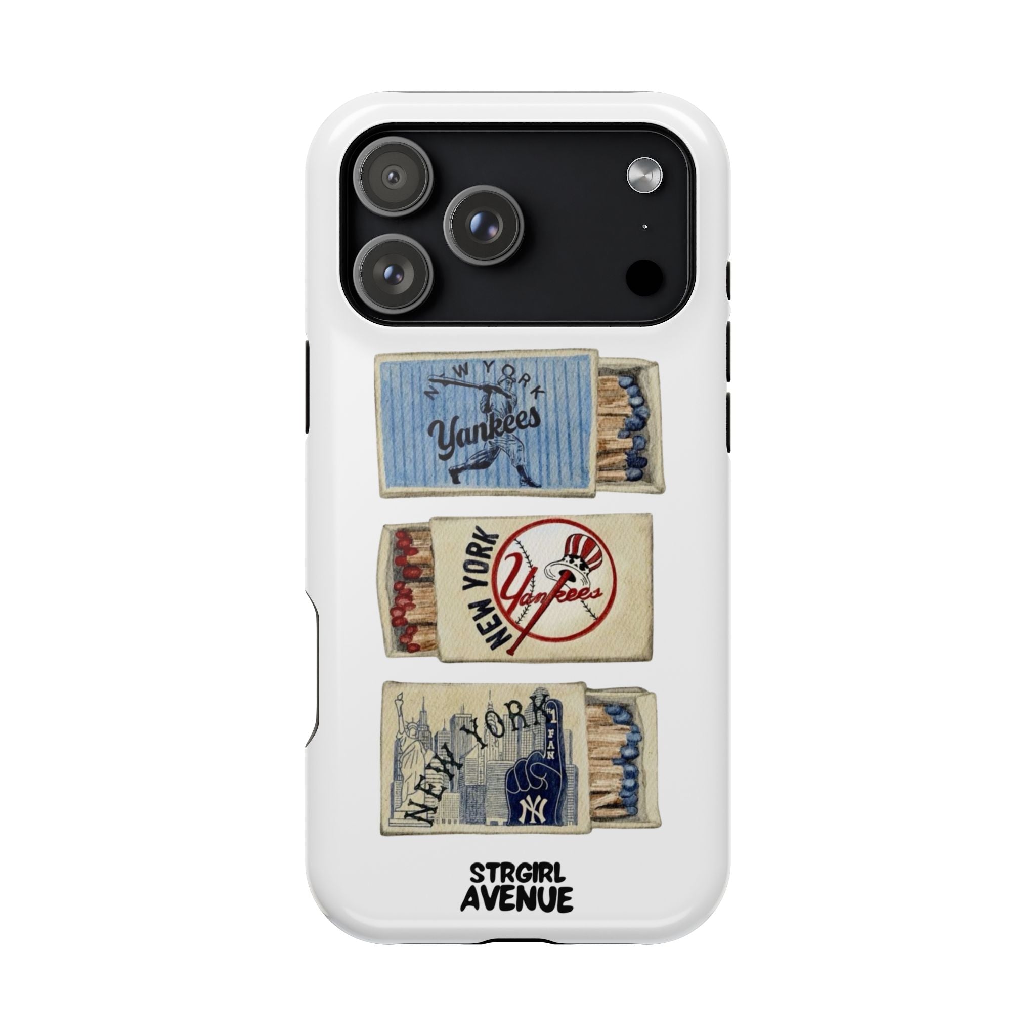 “Yankees match” protective phone case