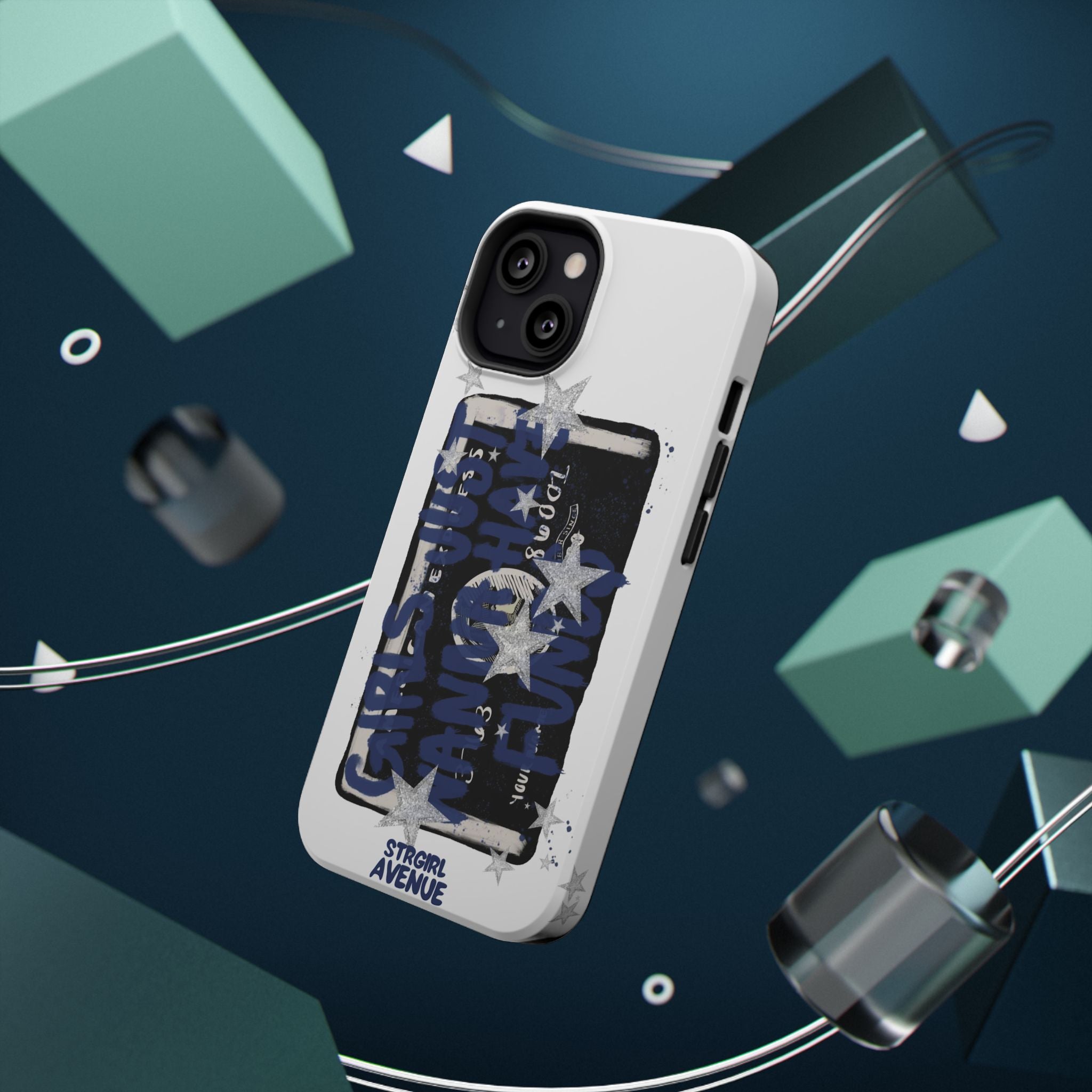 “wanna have funds” protective phone case