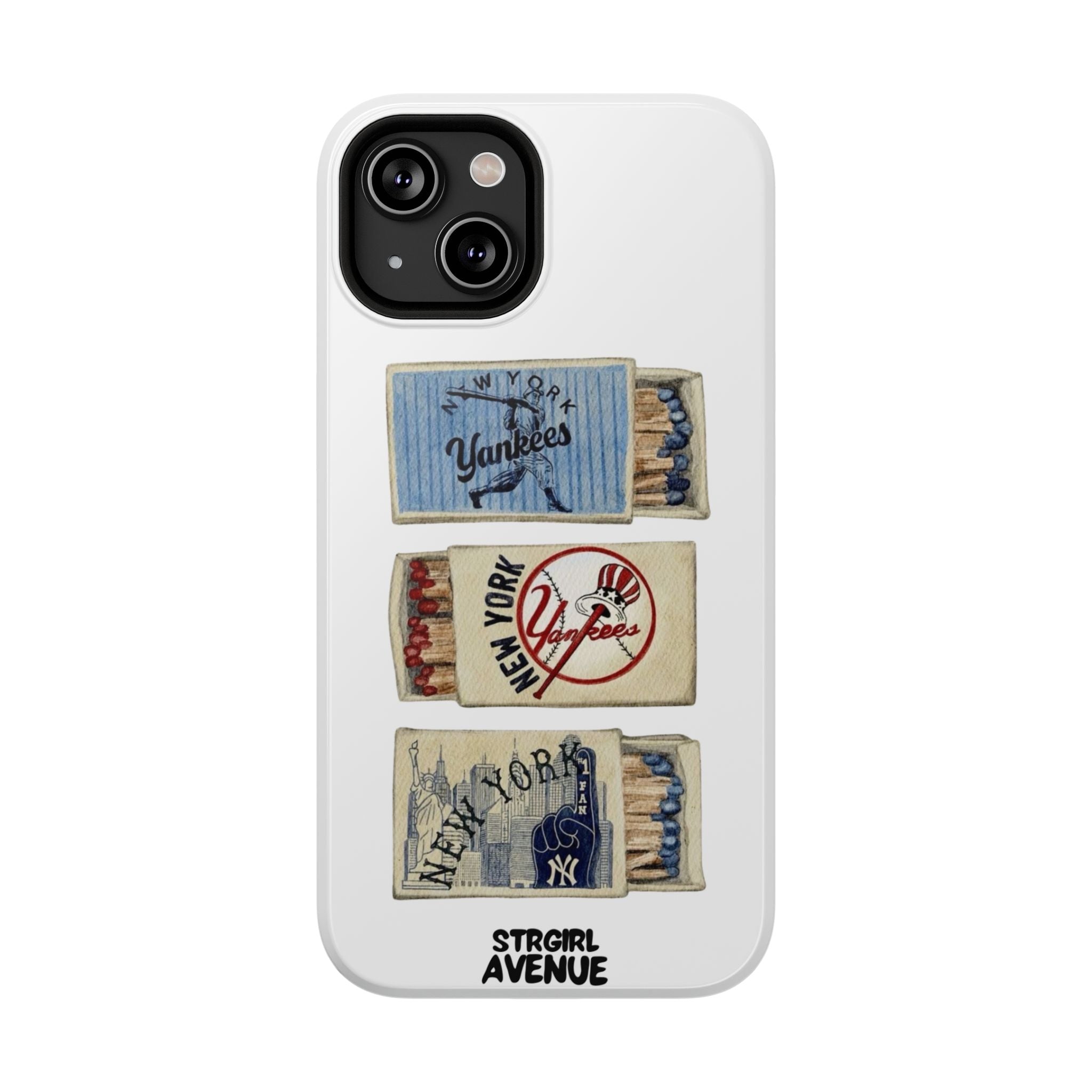 “Yankees match” protective phone case