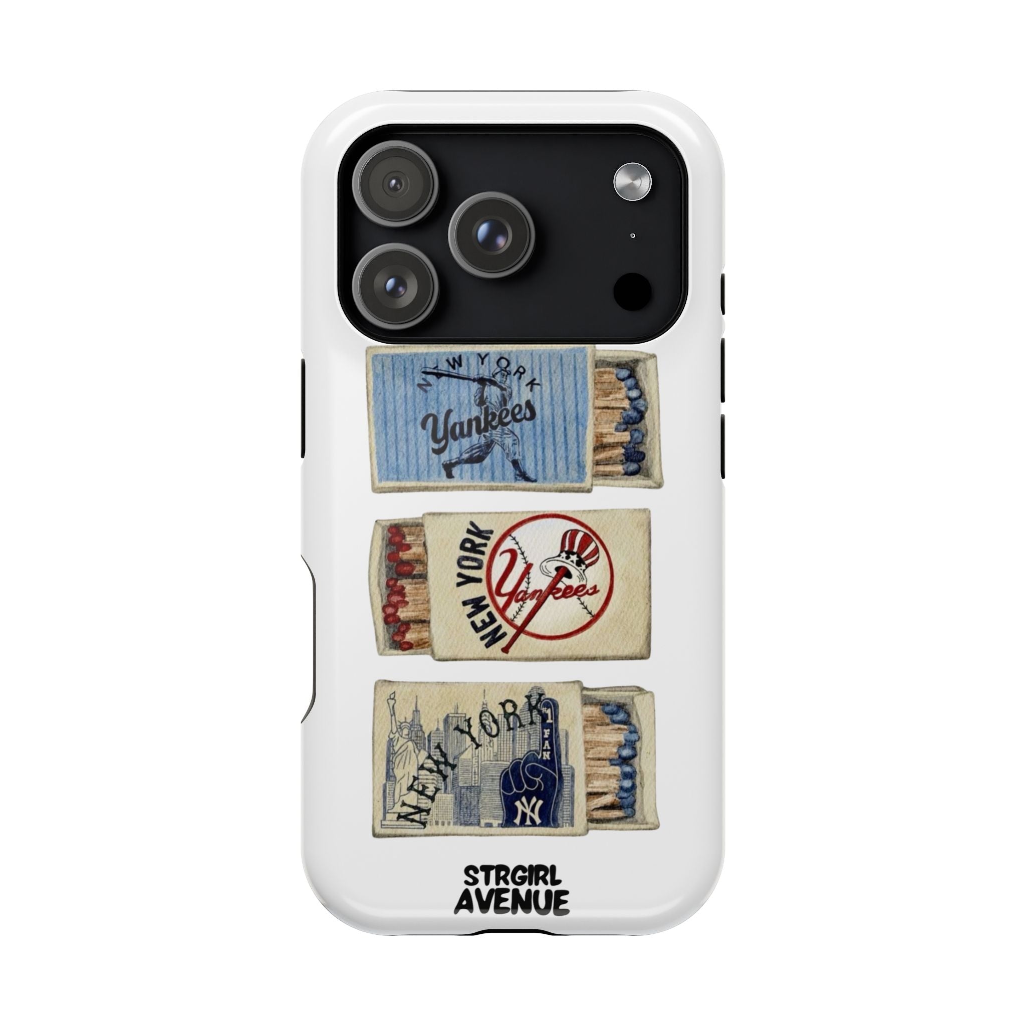 “Yankees match” protective phone case