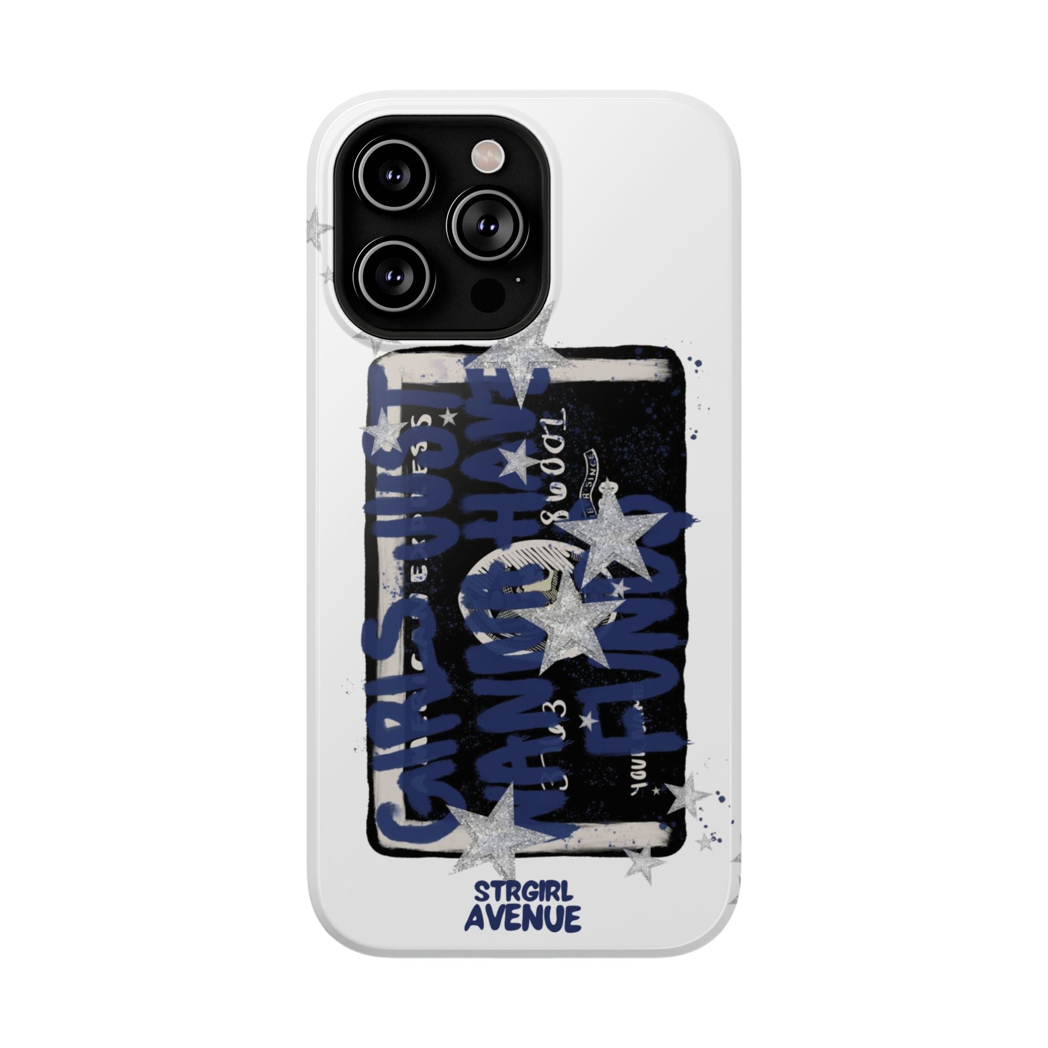 “wanna have funds” protective phone case