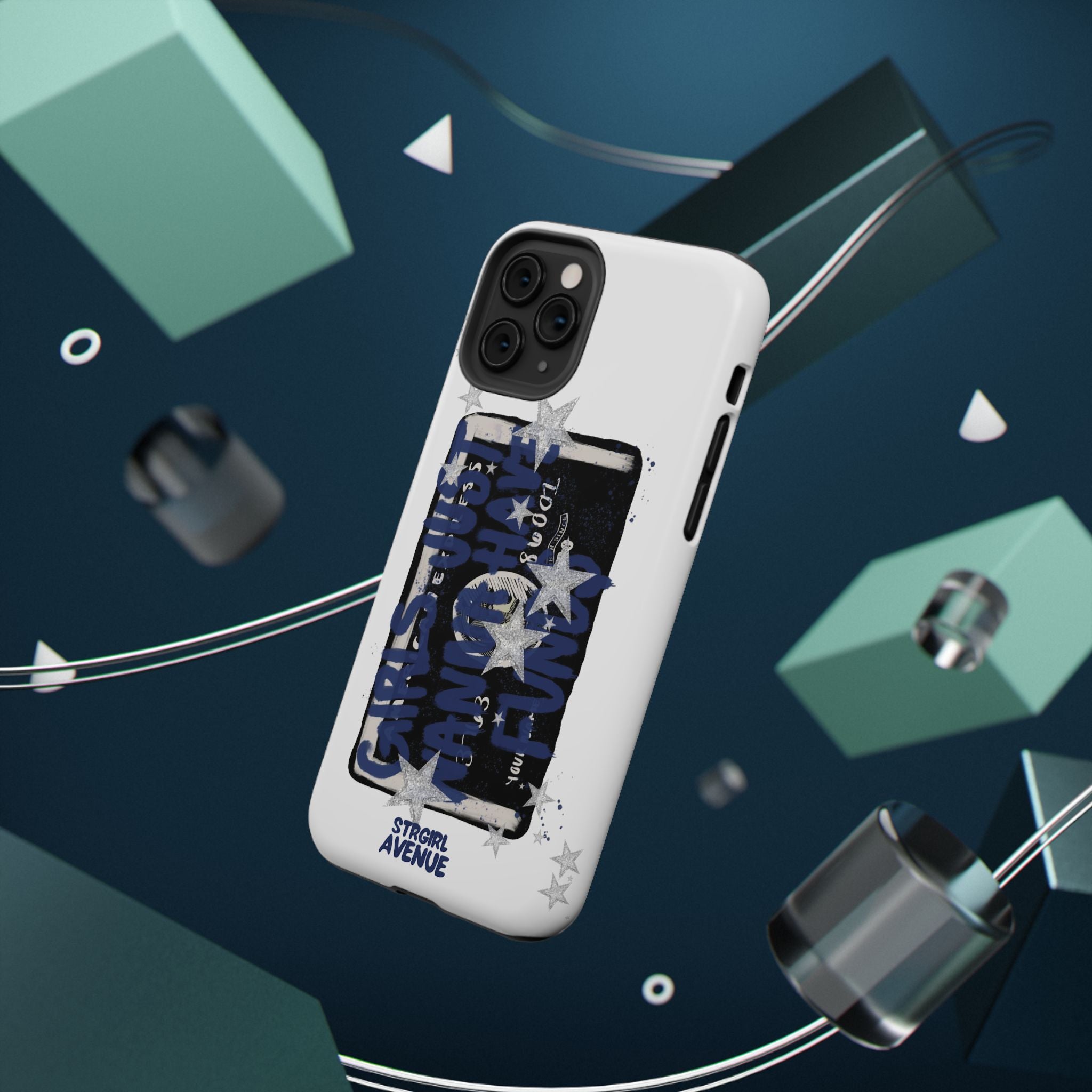 “wanna have funds” protective phone case