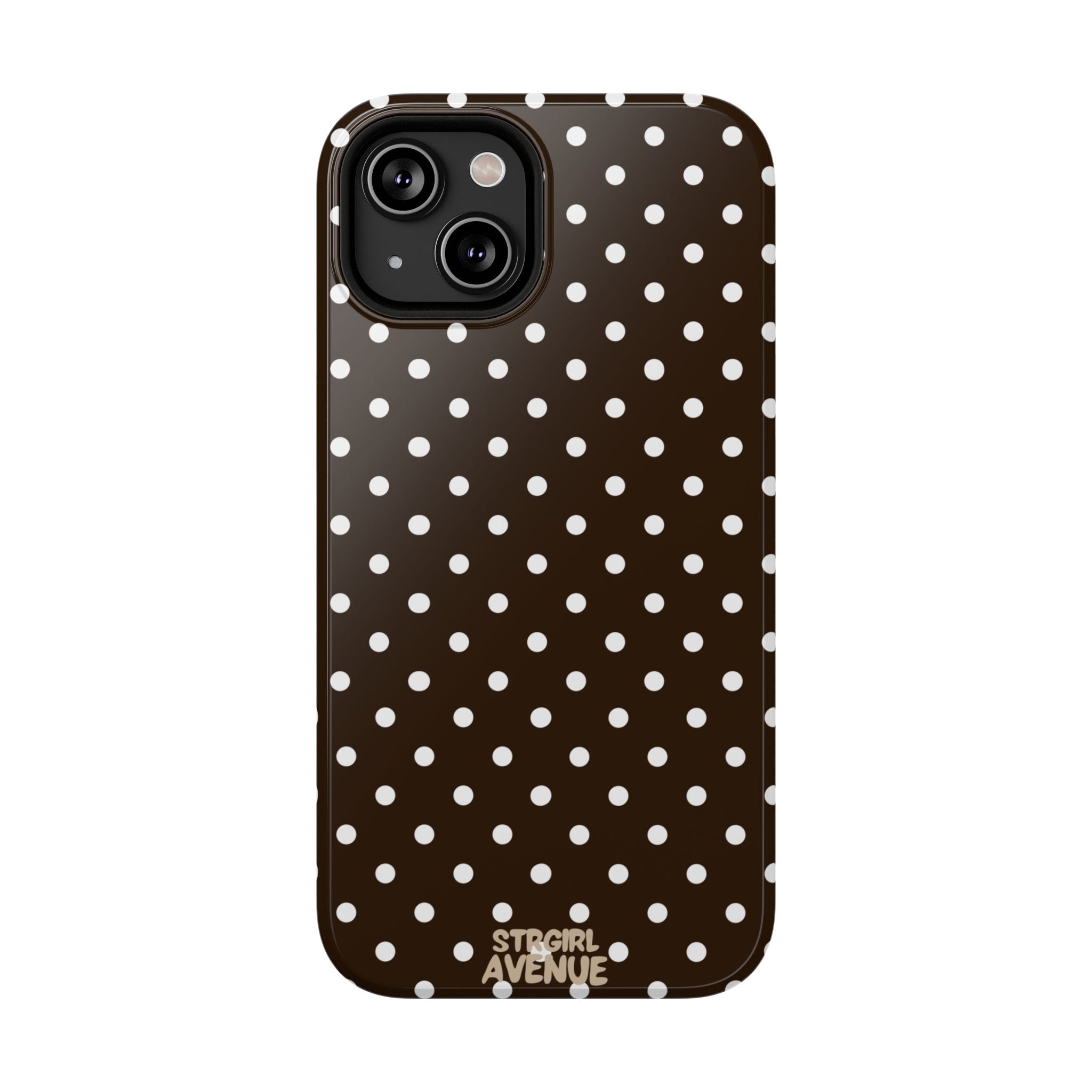 “Cocoa Dots” protective phone case