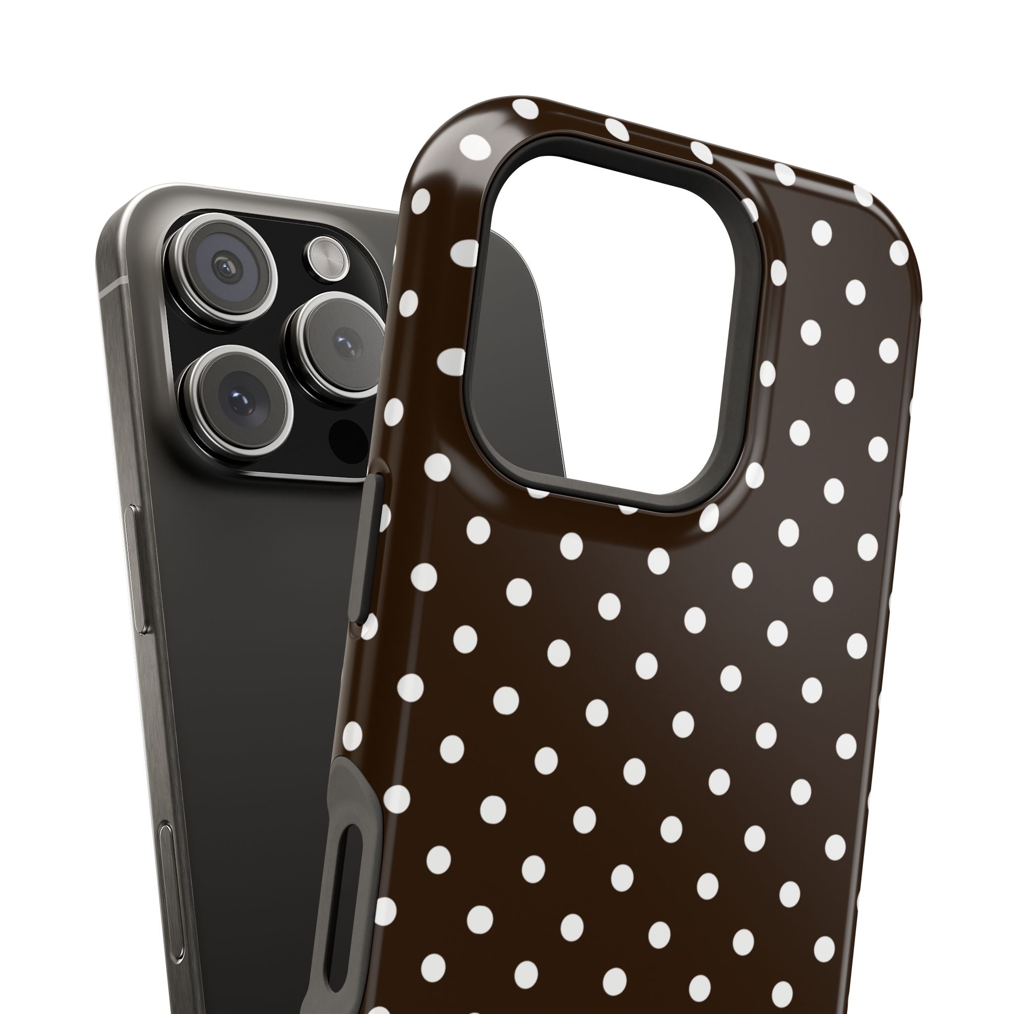 “Cocoa Dots” protective phone case