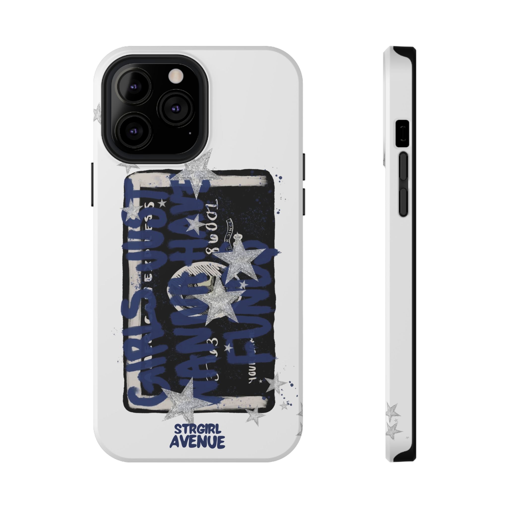 “wanna have funds” protective phone case