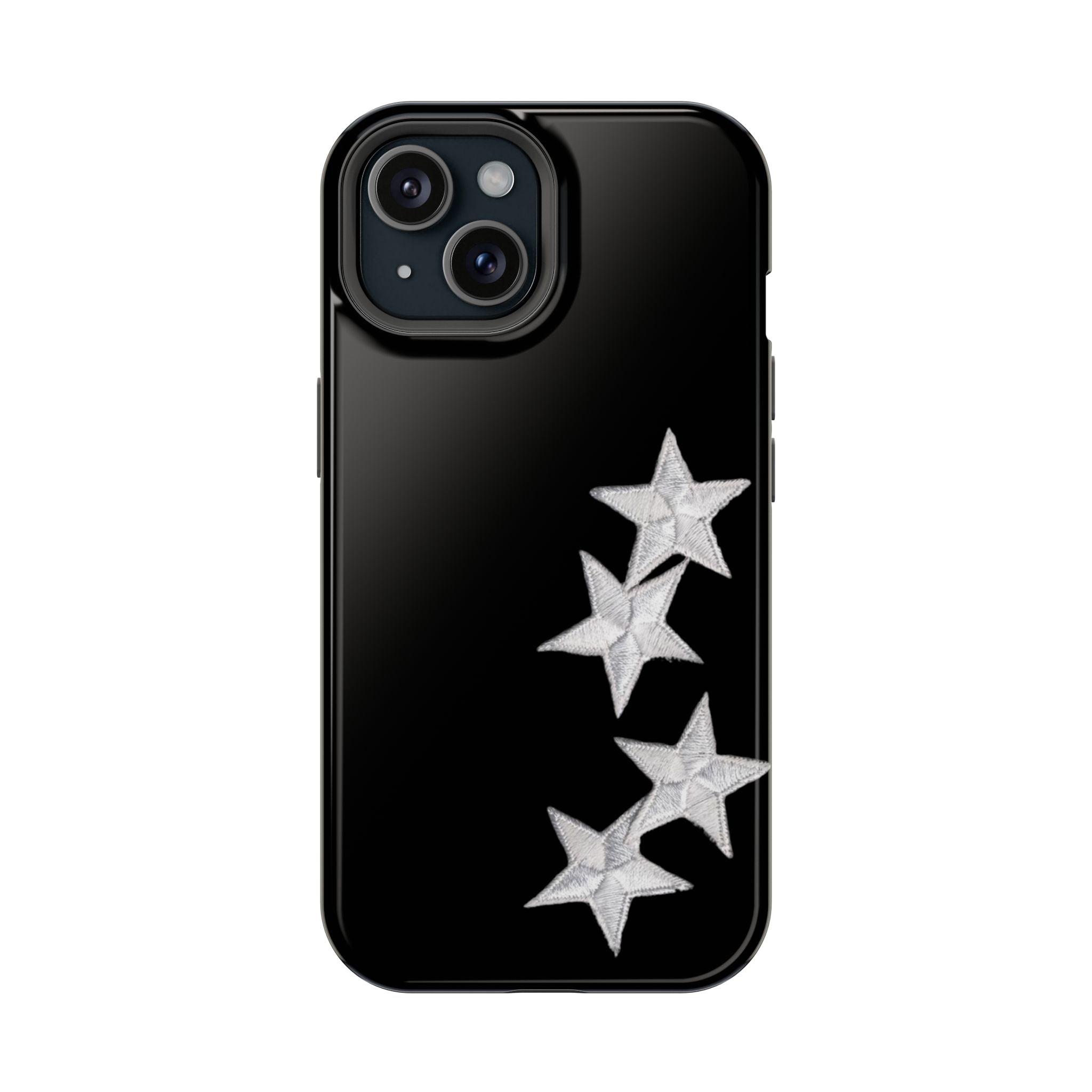“silver stars” protective phone case