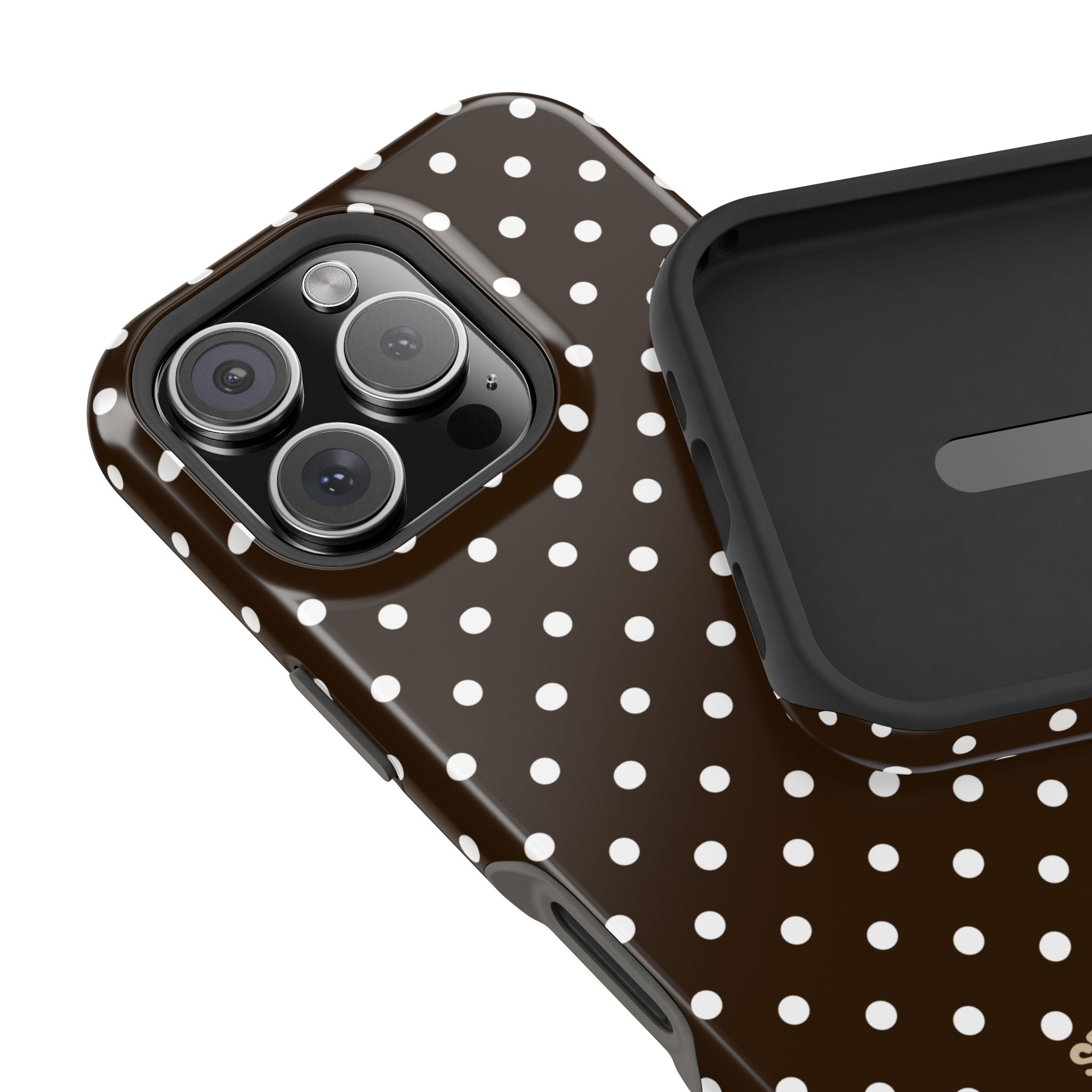 “Cocoa Dots” protective phone case
