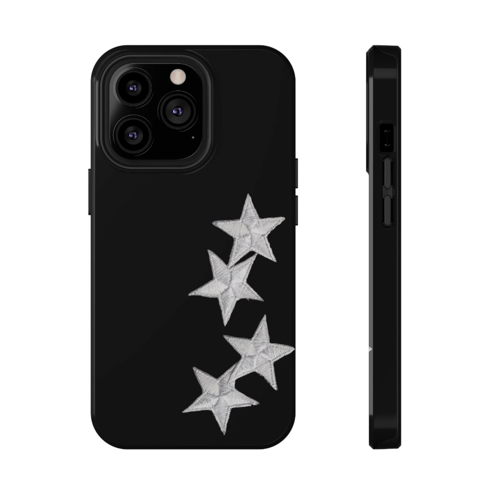 “silver stars” protective phone case