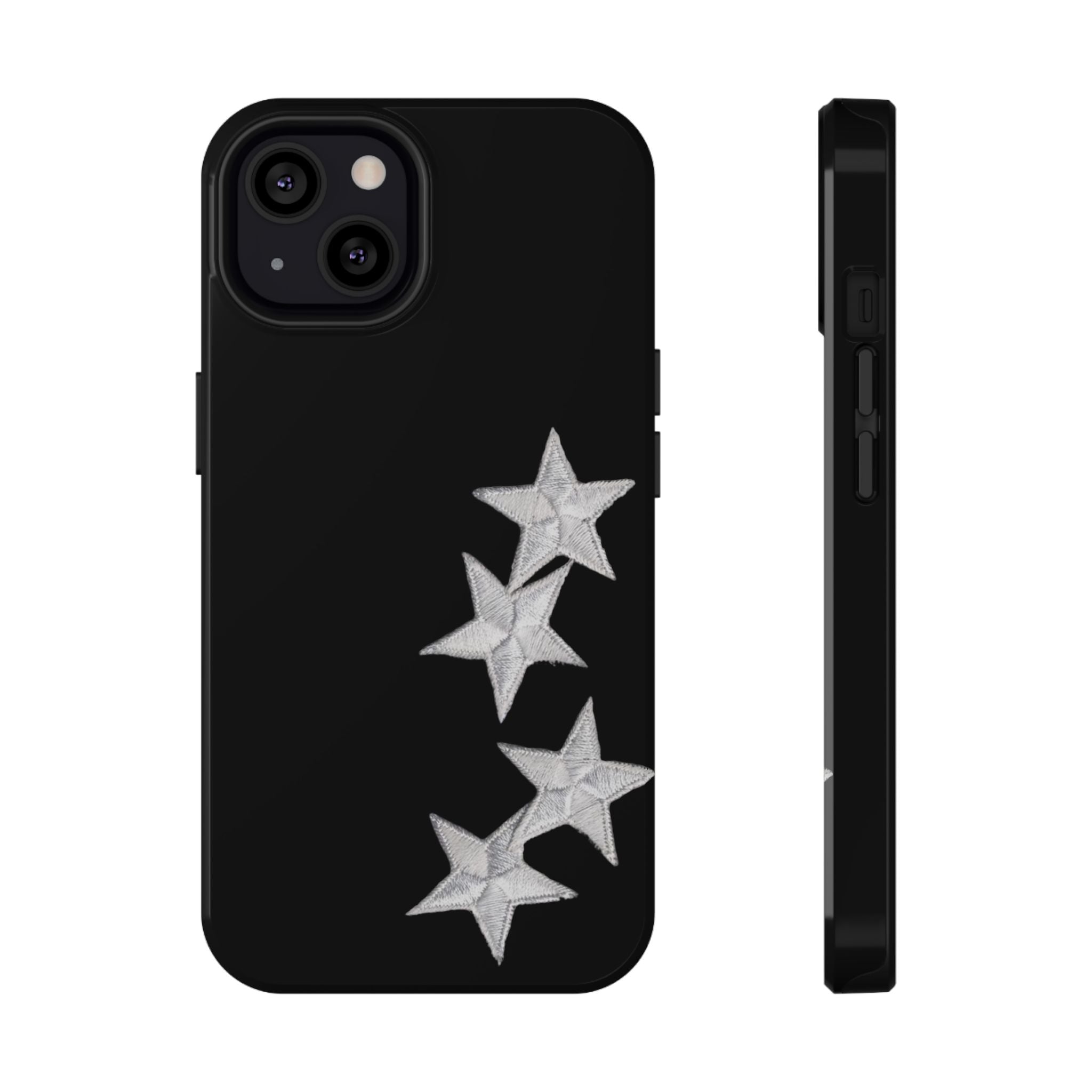 “silver stars” protective phone case