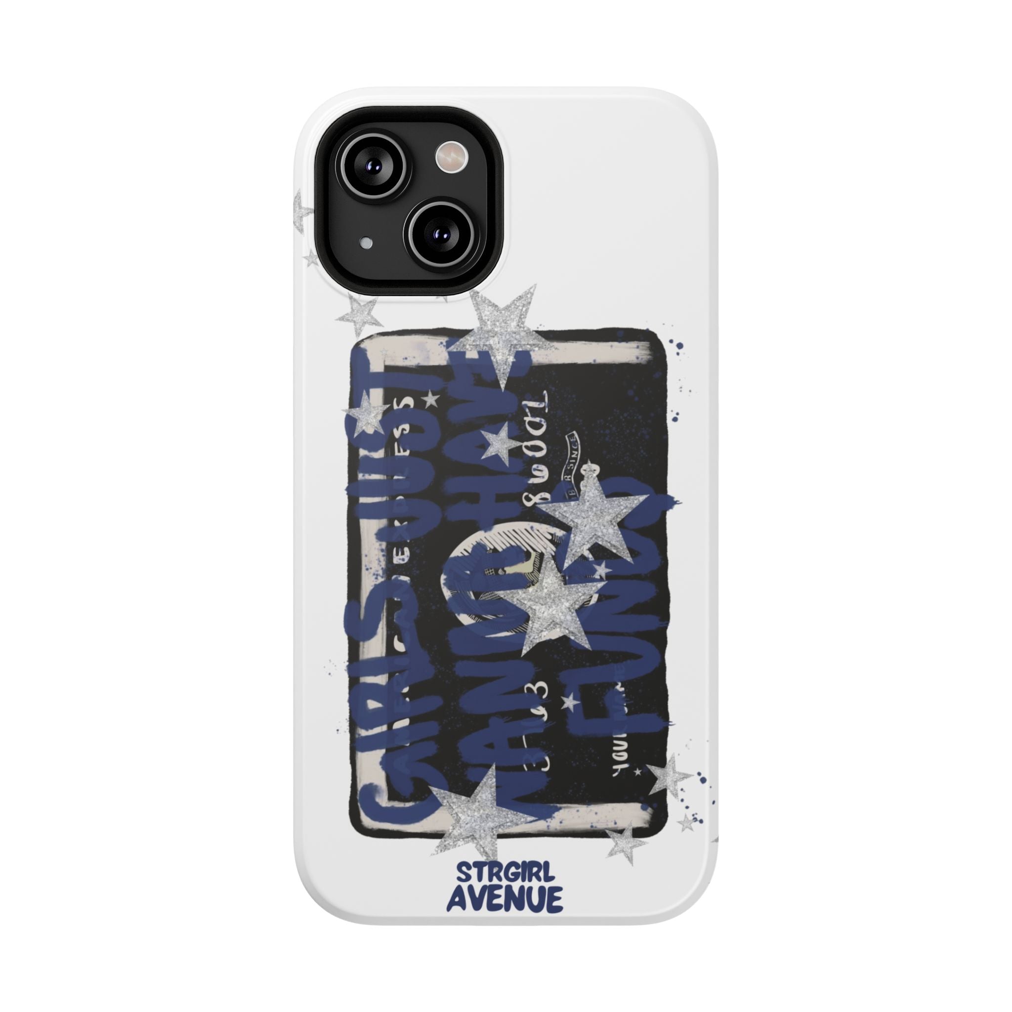 “wanna have funds” protective phone case