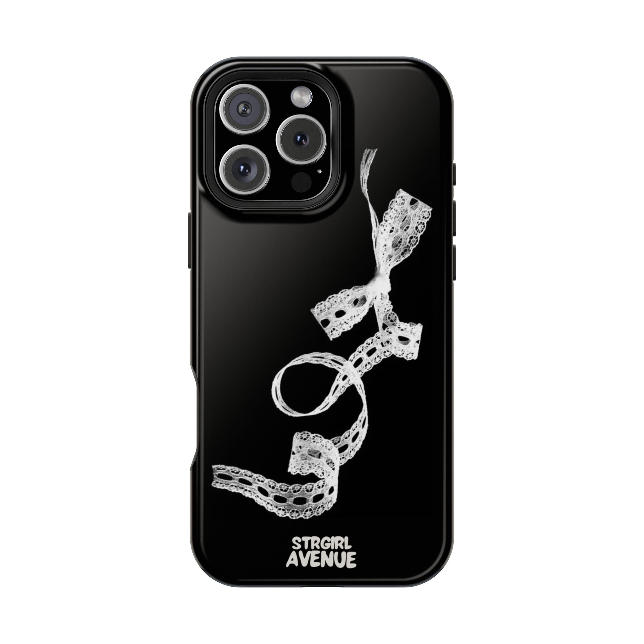 “lace tied” protective phone case