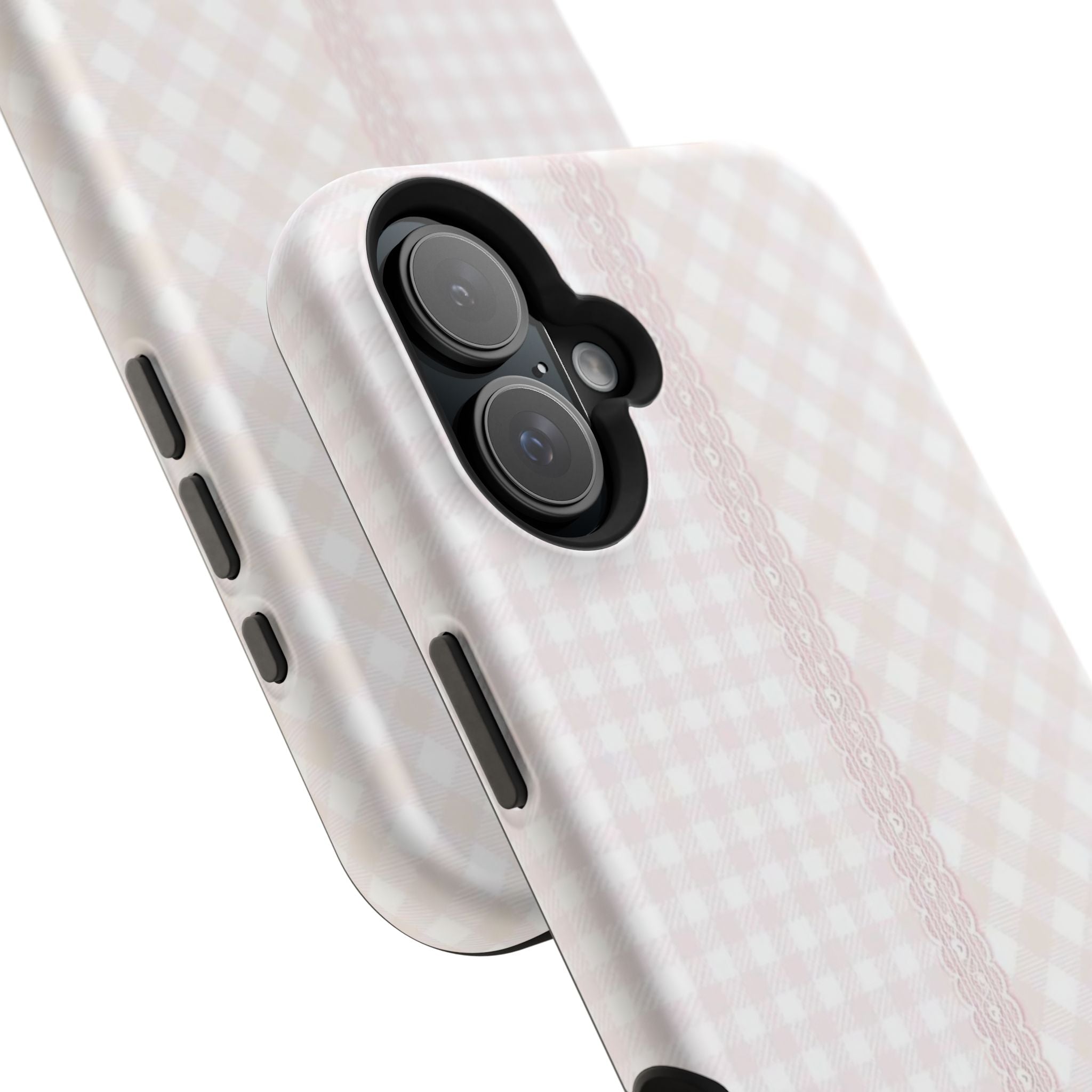 “lace gingham” protective phone case