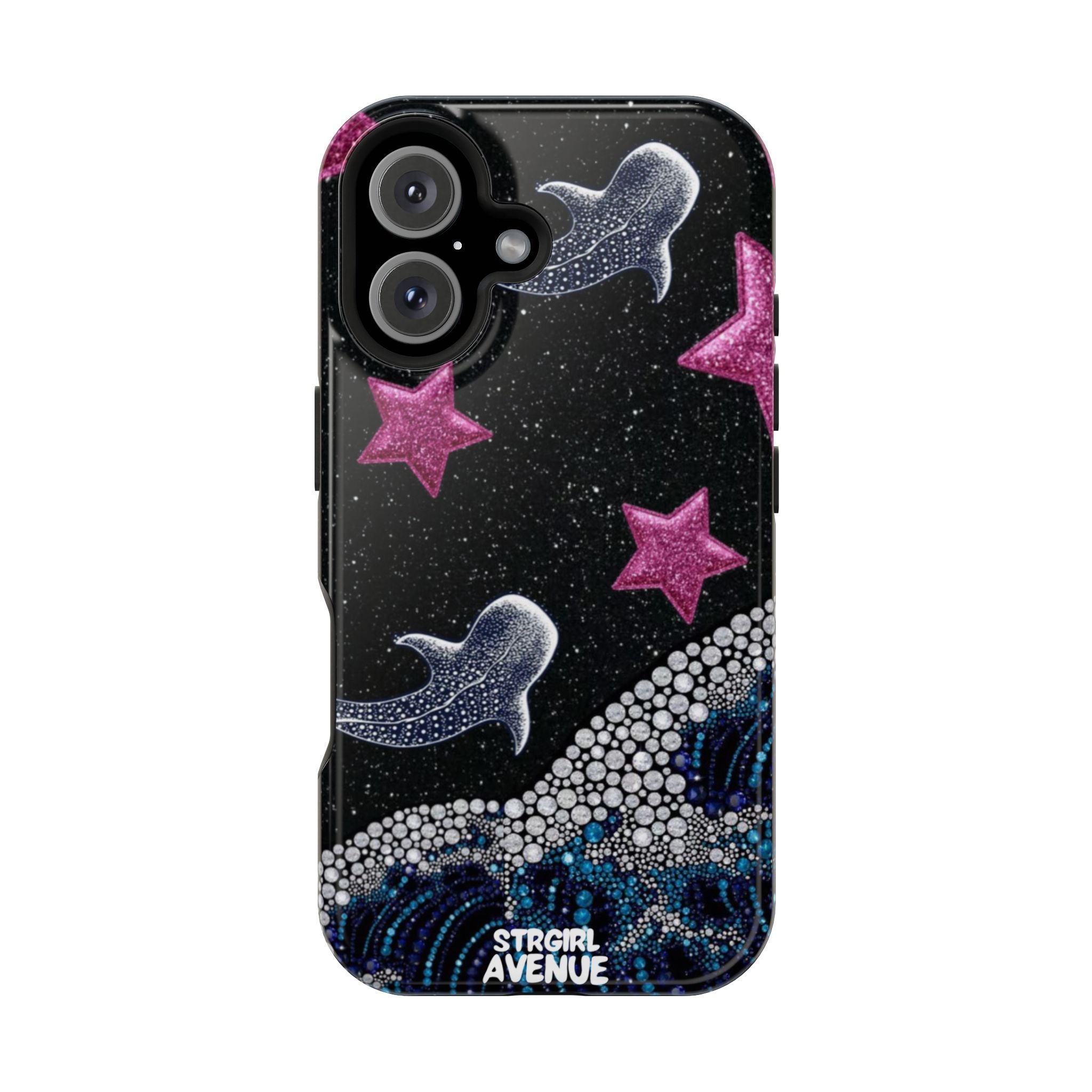 “cosmic tide ” protective phone case