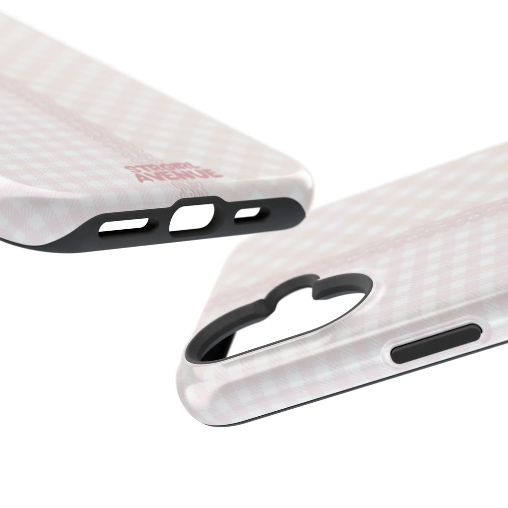 “lace gingham” protective phone case
