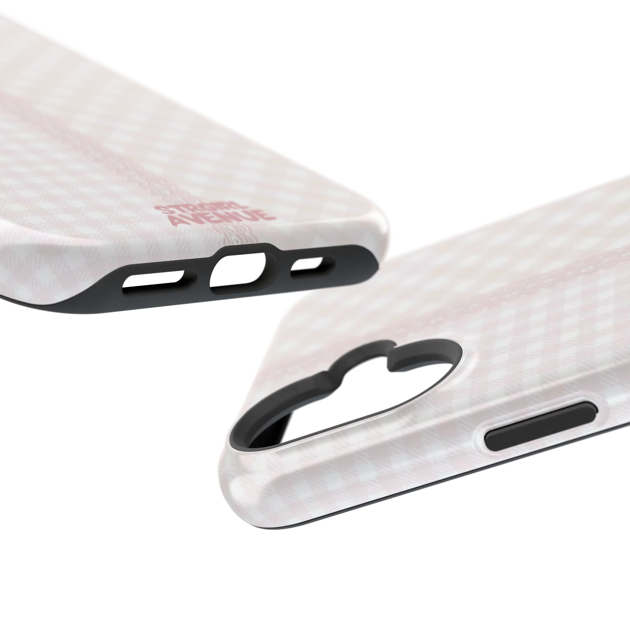 “lace gingham” protective phone case