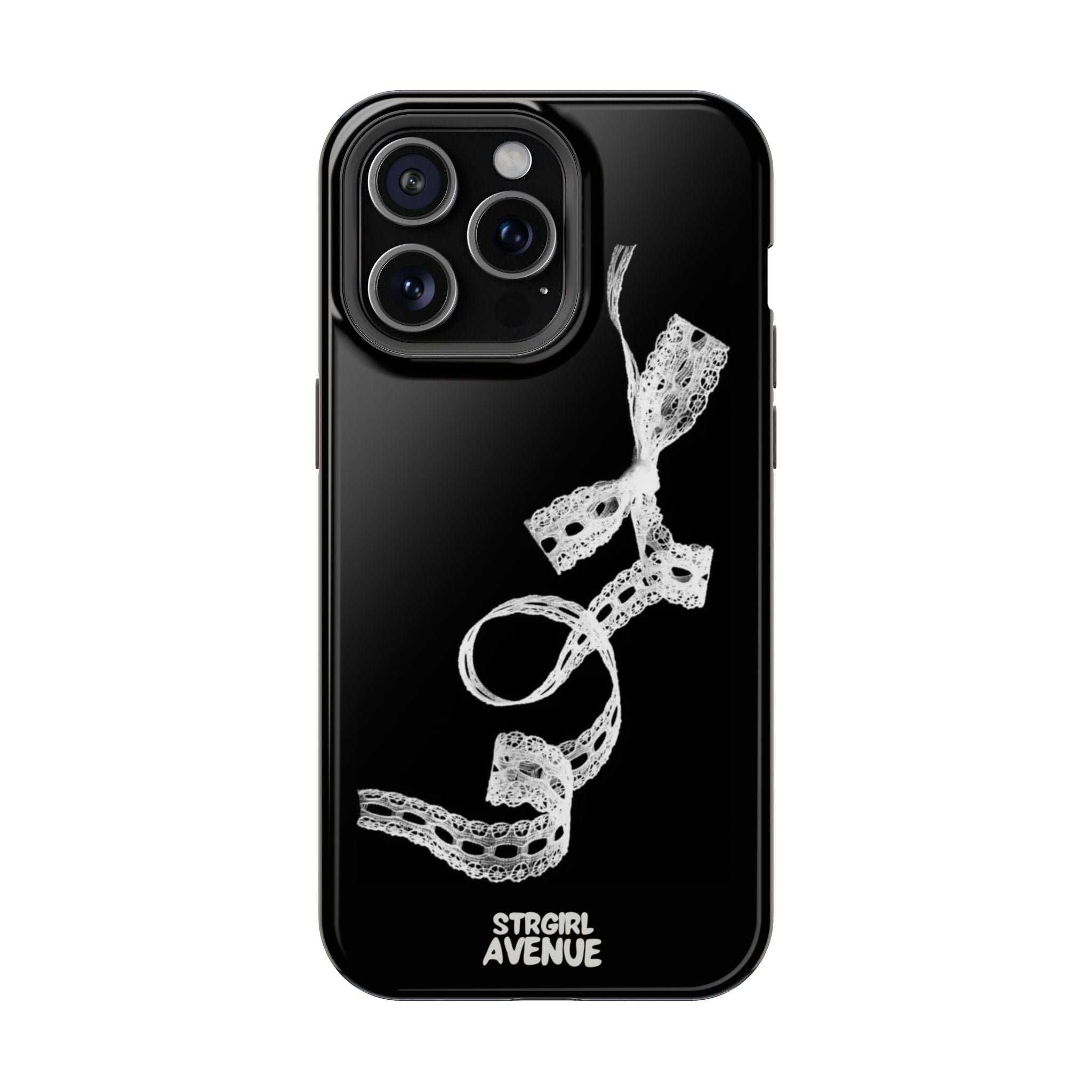 “lace tied” protective phone case