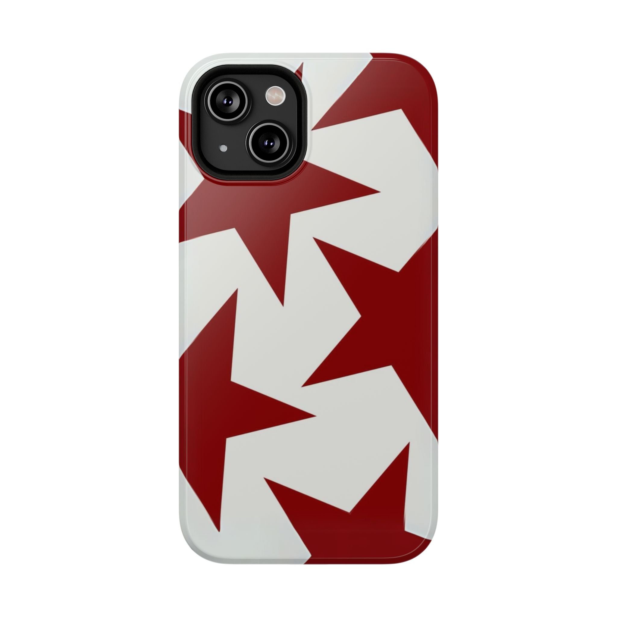 “red stars” protective phone case