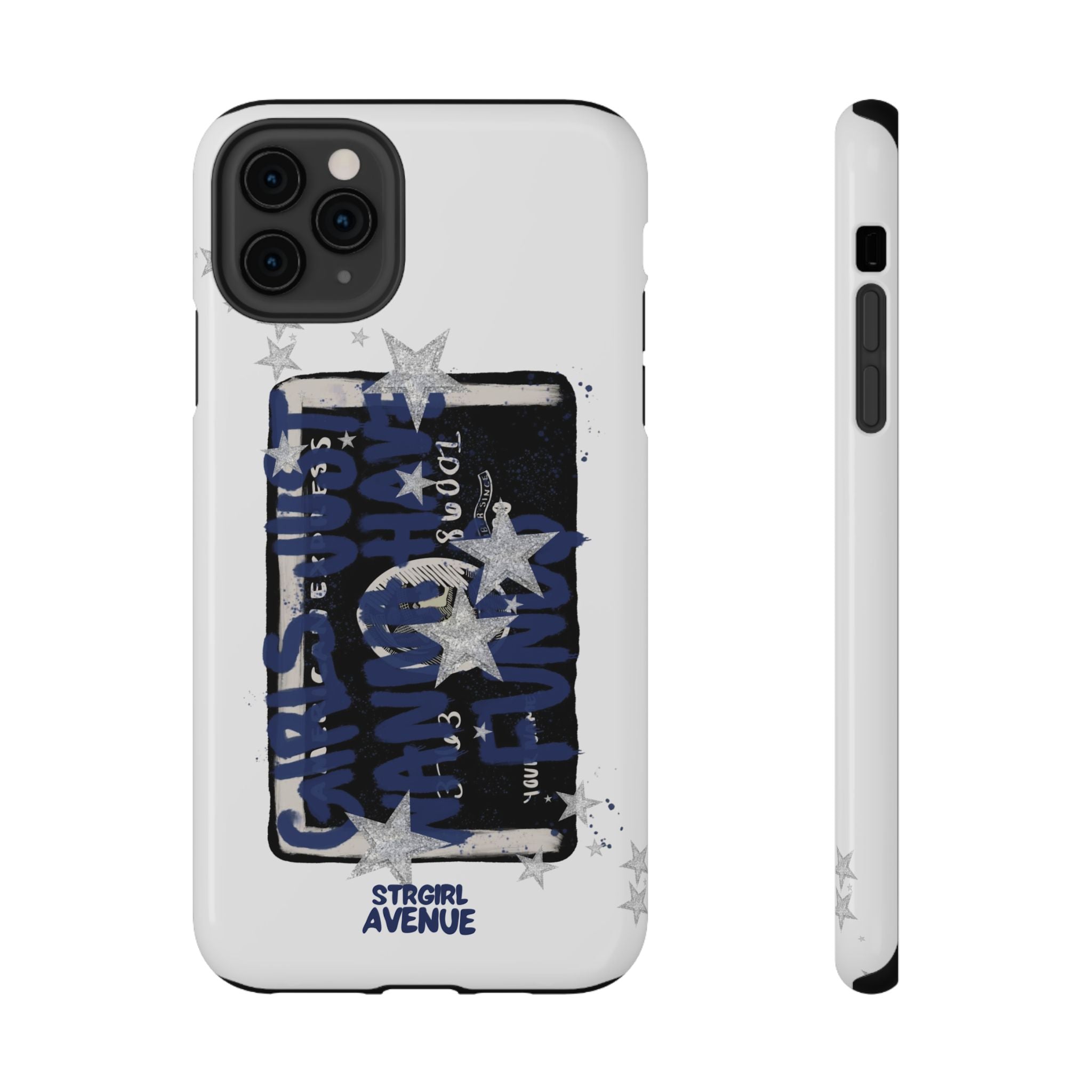 “wanna have funds” protective phone case