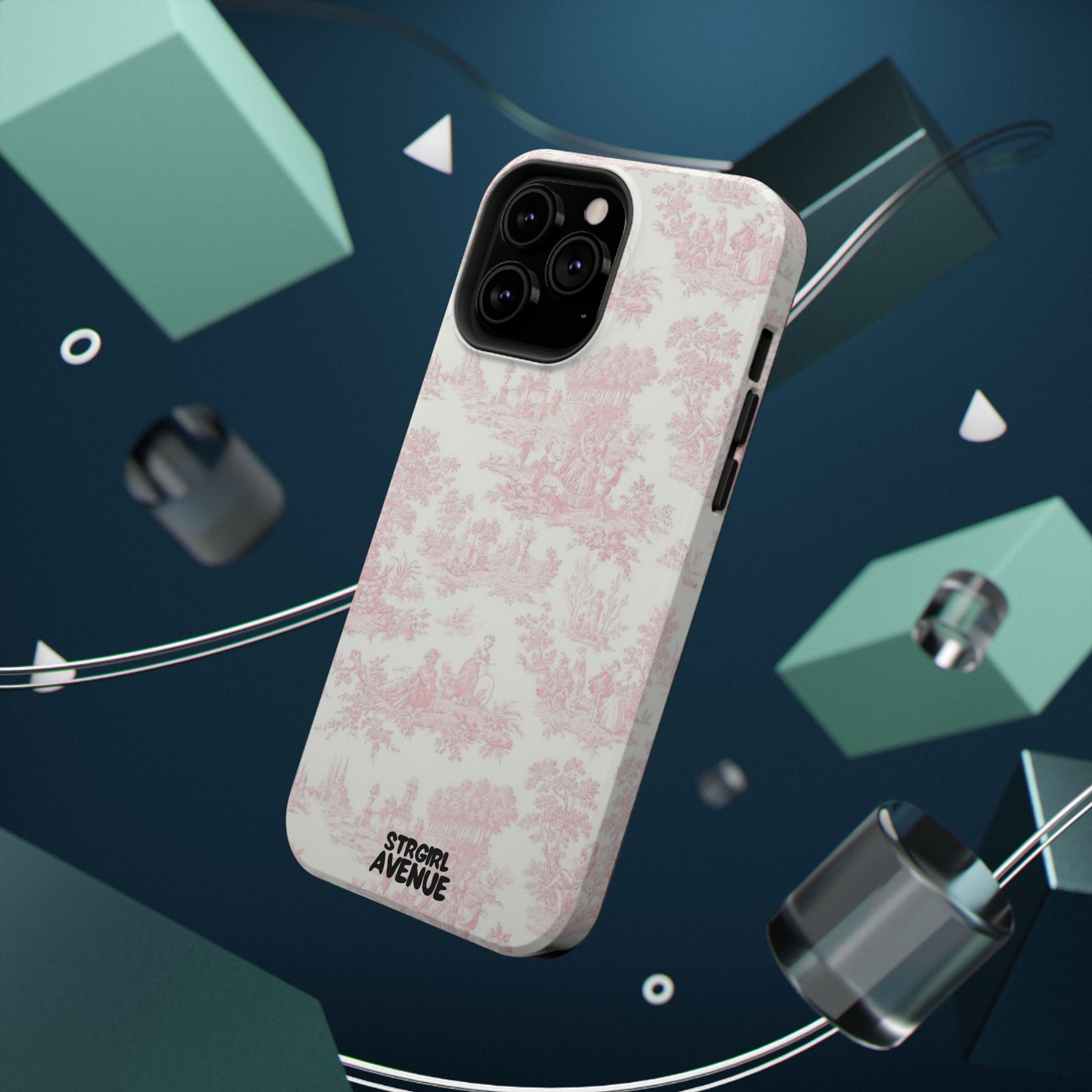 “Pink gardens” protective phone case