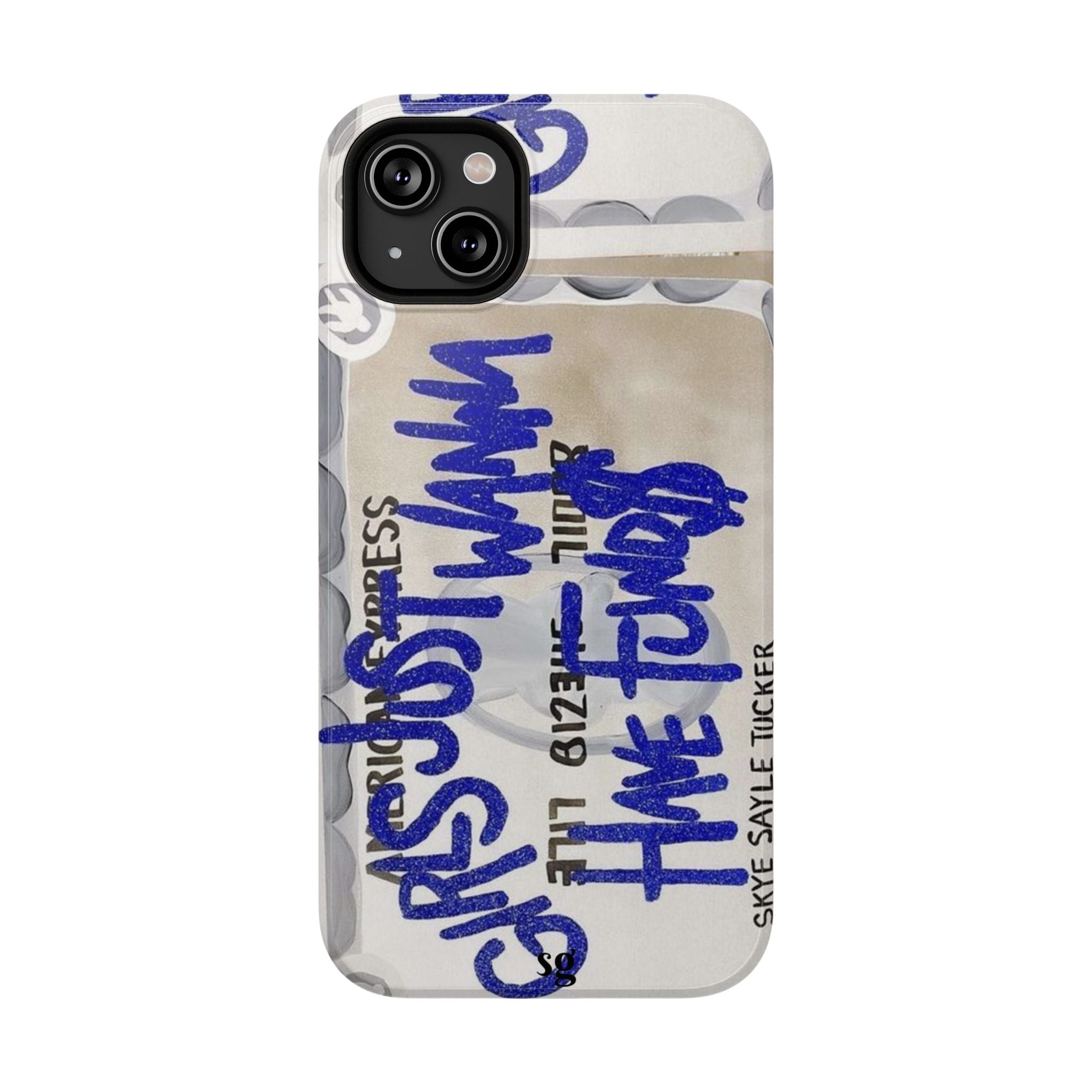 “girls just wanna have funds” protective phone case