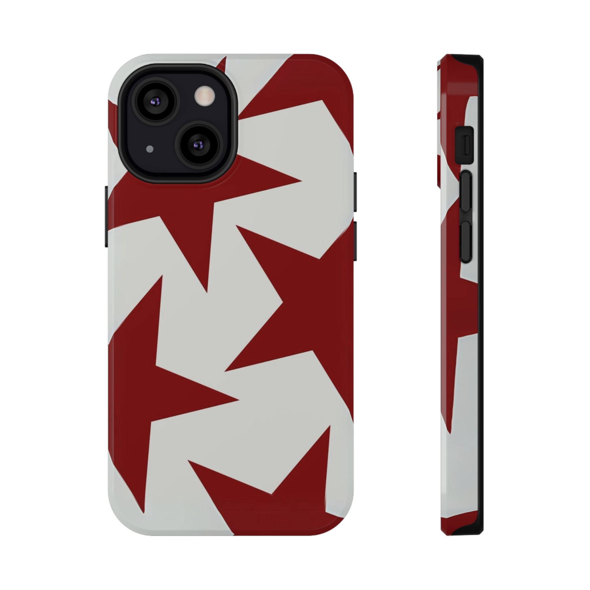“red stars” protective phone case