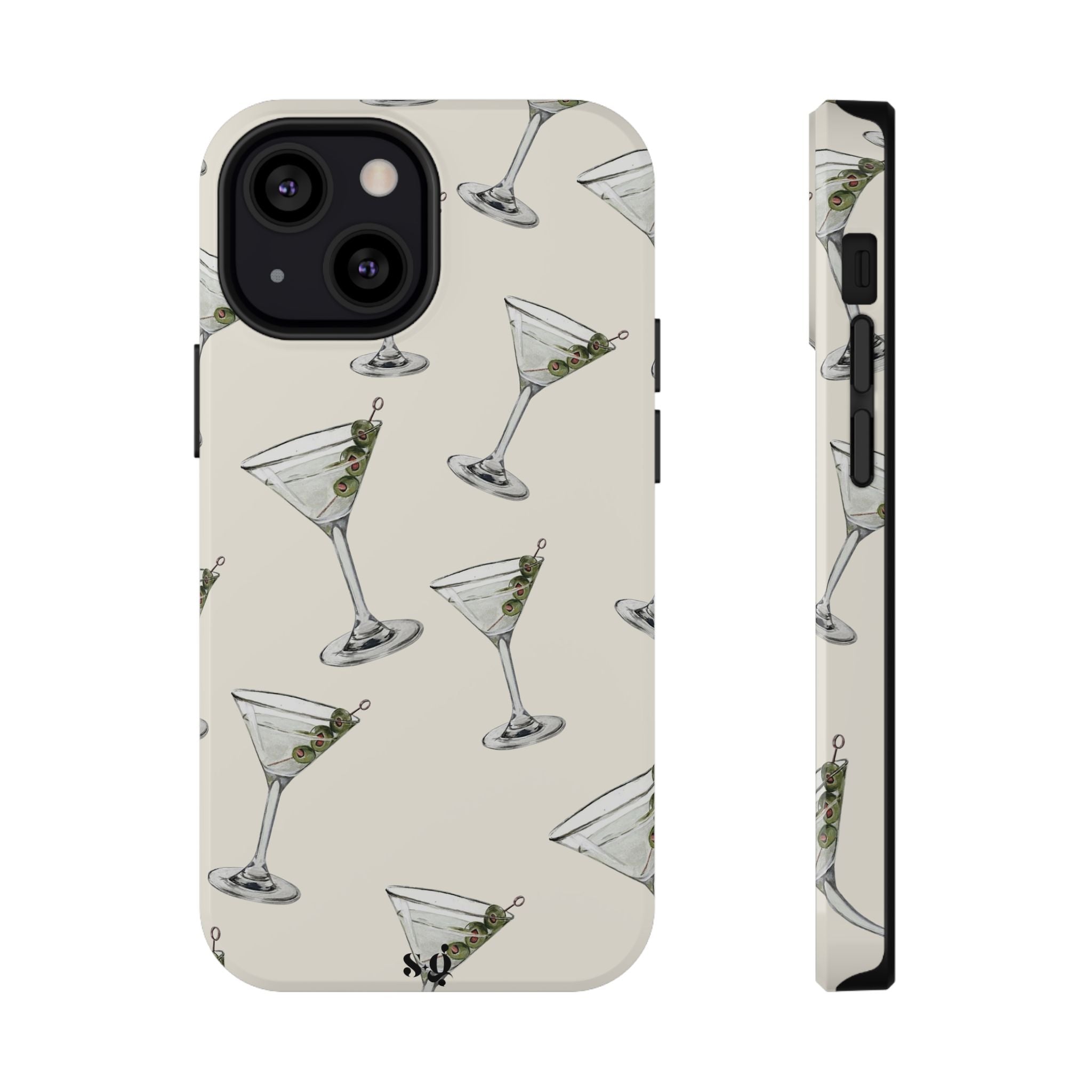 “martinis” protective phone case