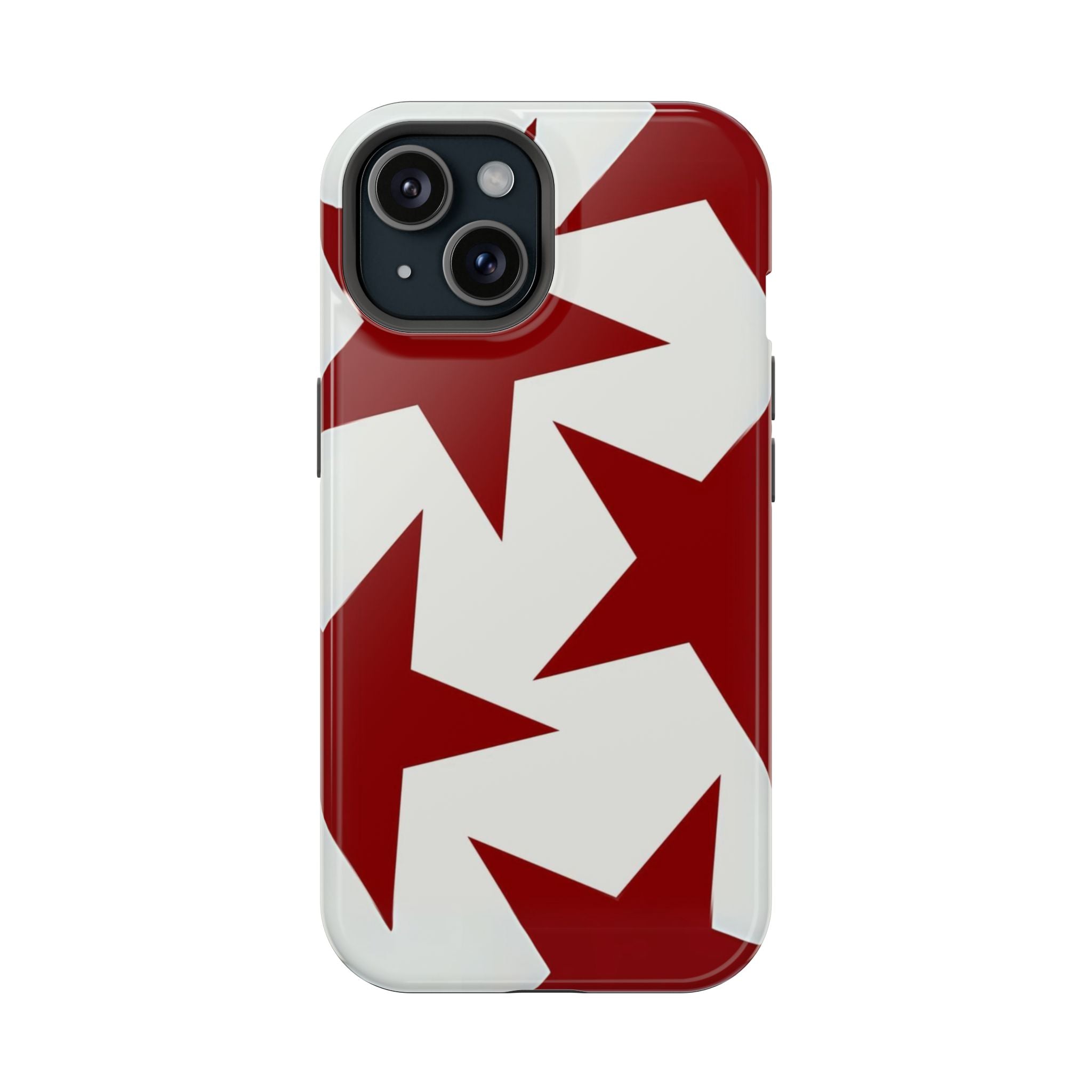 “red stars” protective phone case
