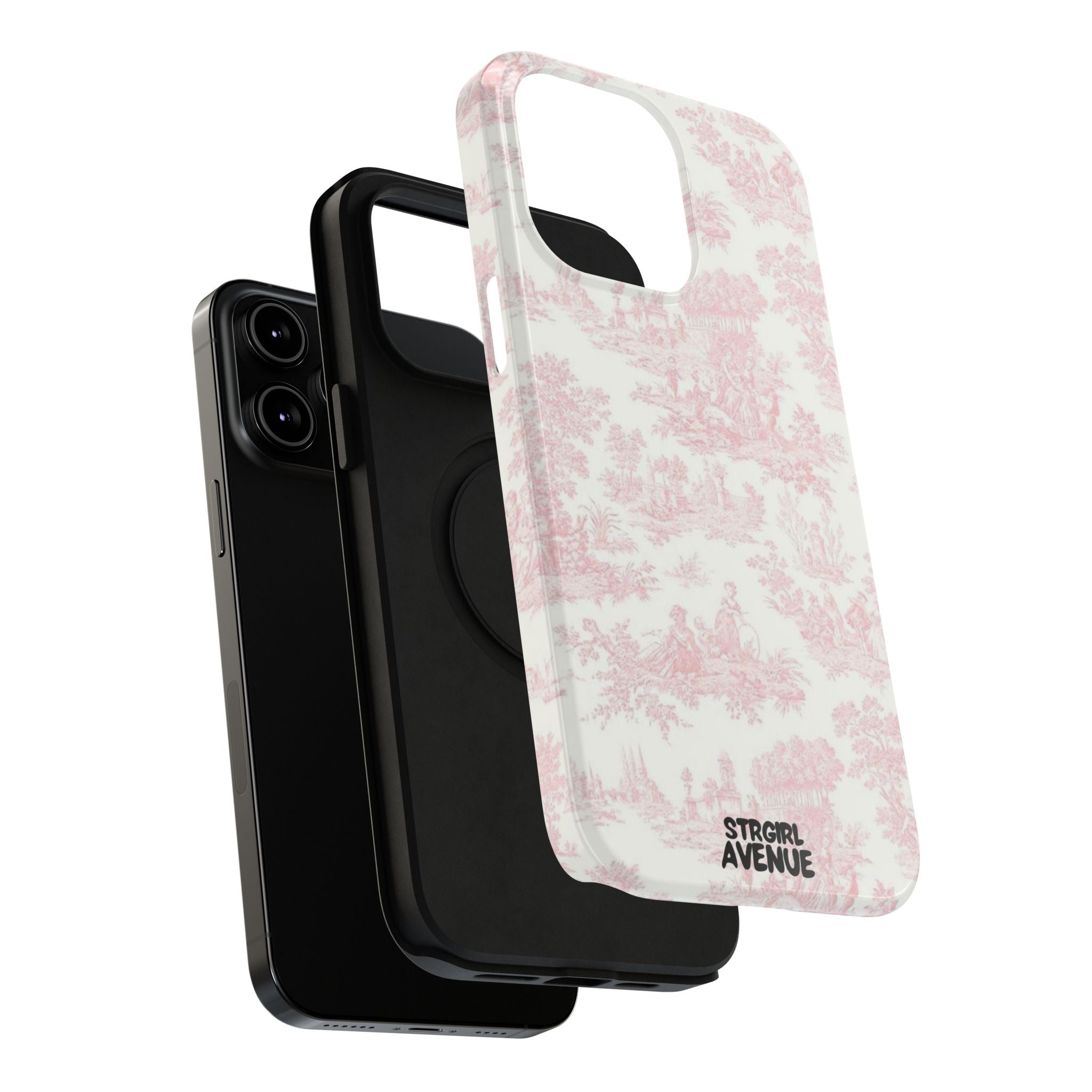 “Pink gardens” protective phone case