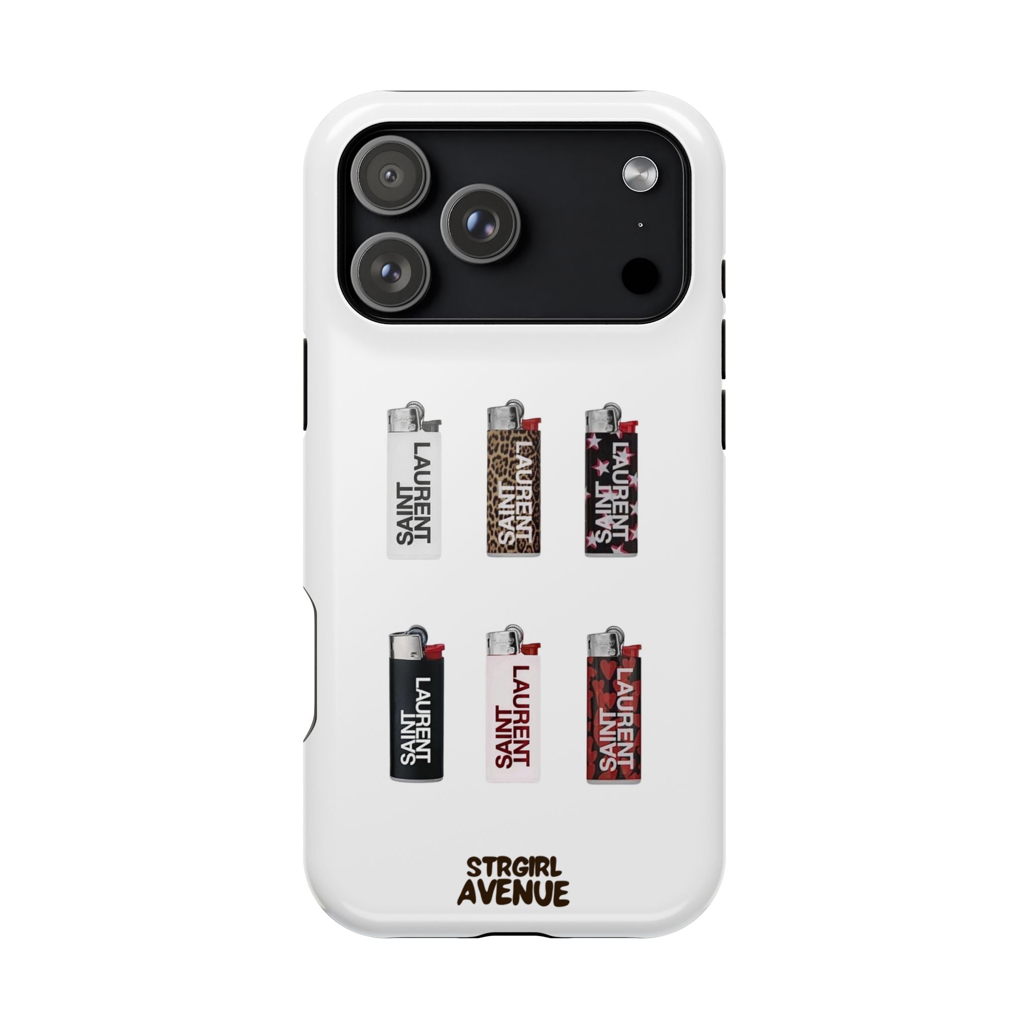“On fire” protective phone case