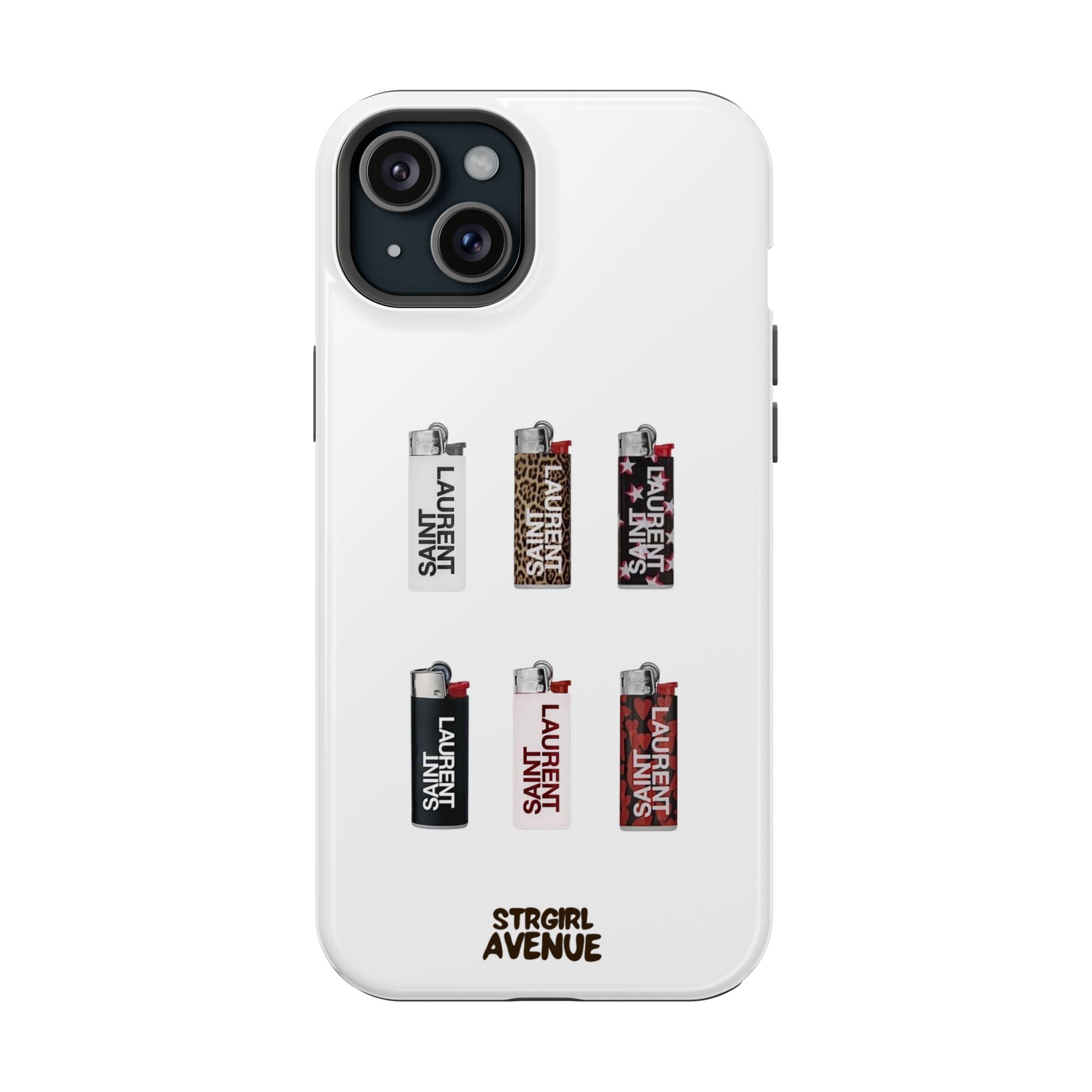 “On fire” protective phone case