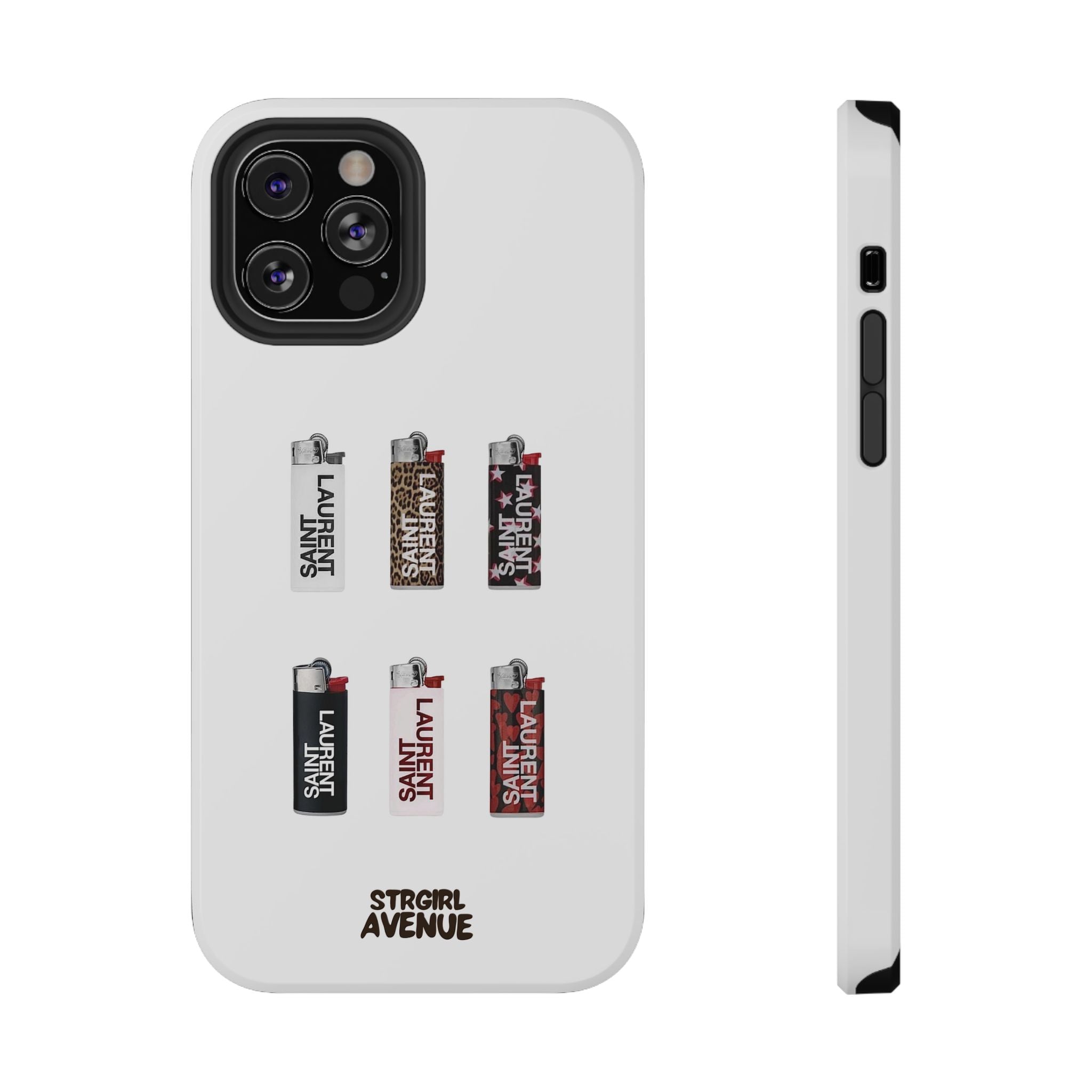 “On fire” protective phone case