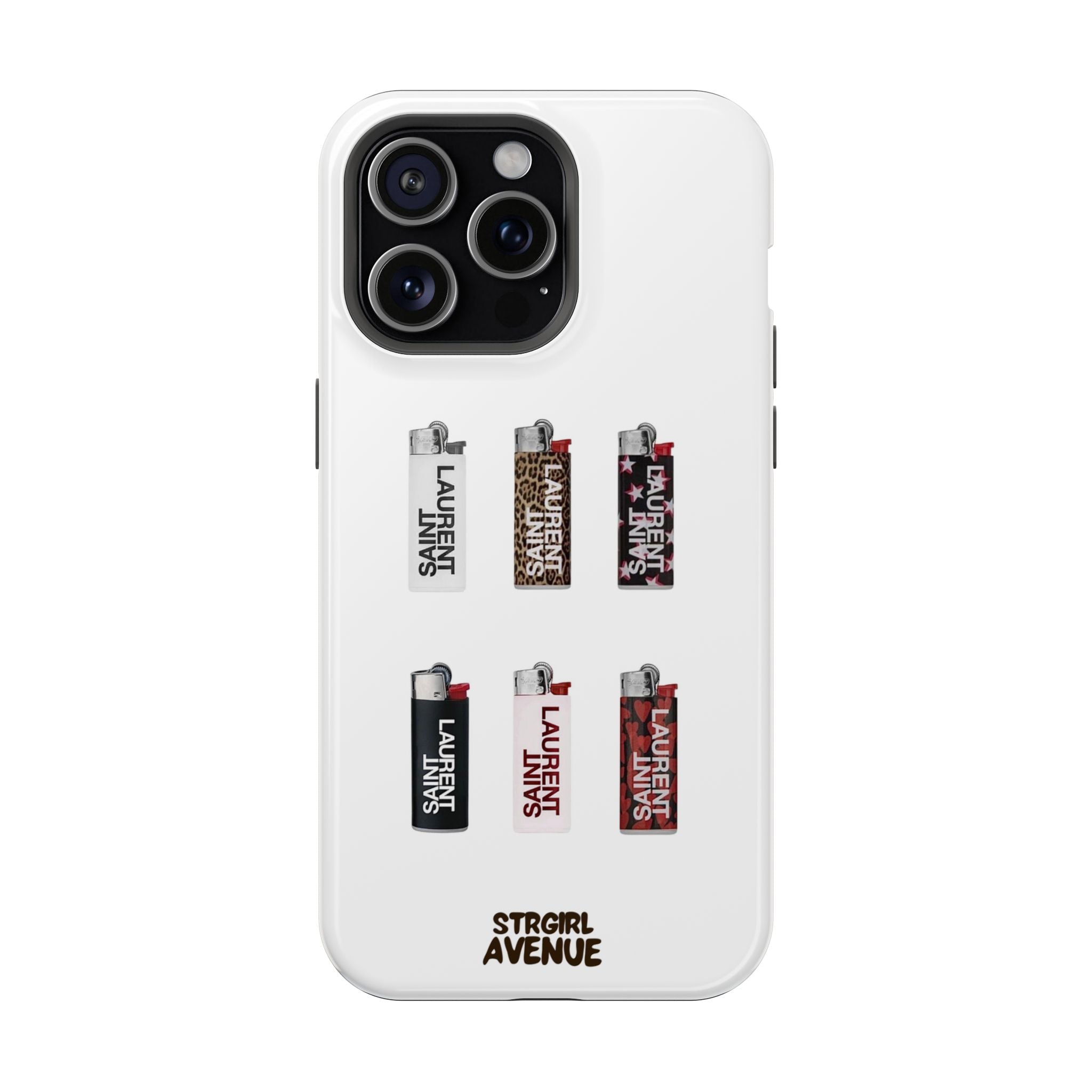 “On fire” protective phone case