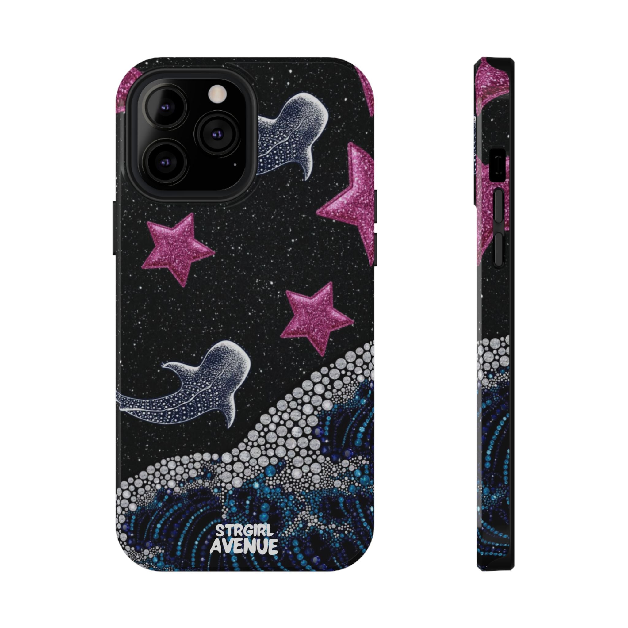 “cosmic tide ” protective phone case