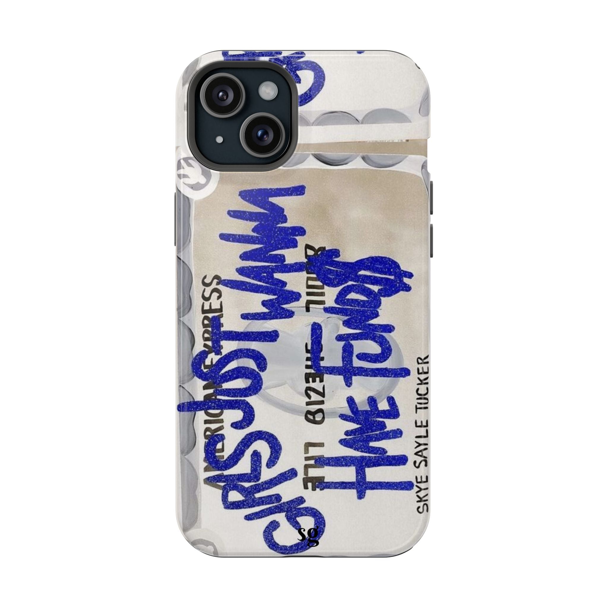 “girls just wanna have funds” protective phone case