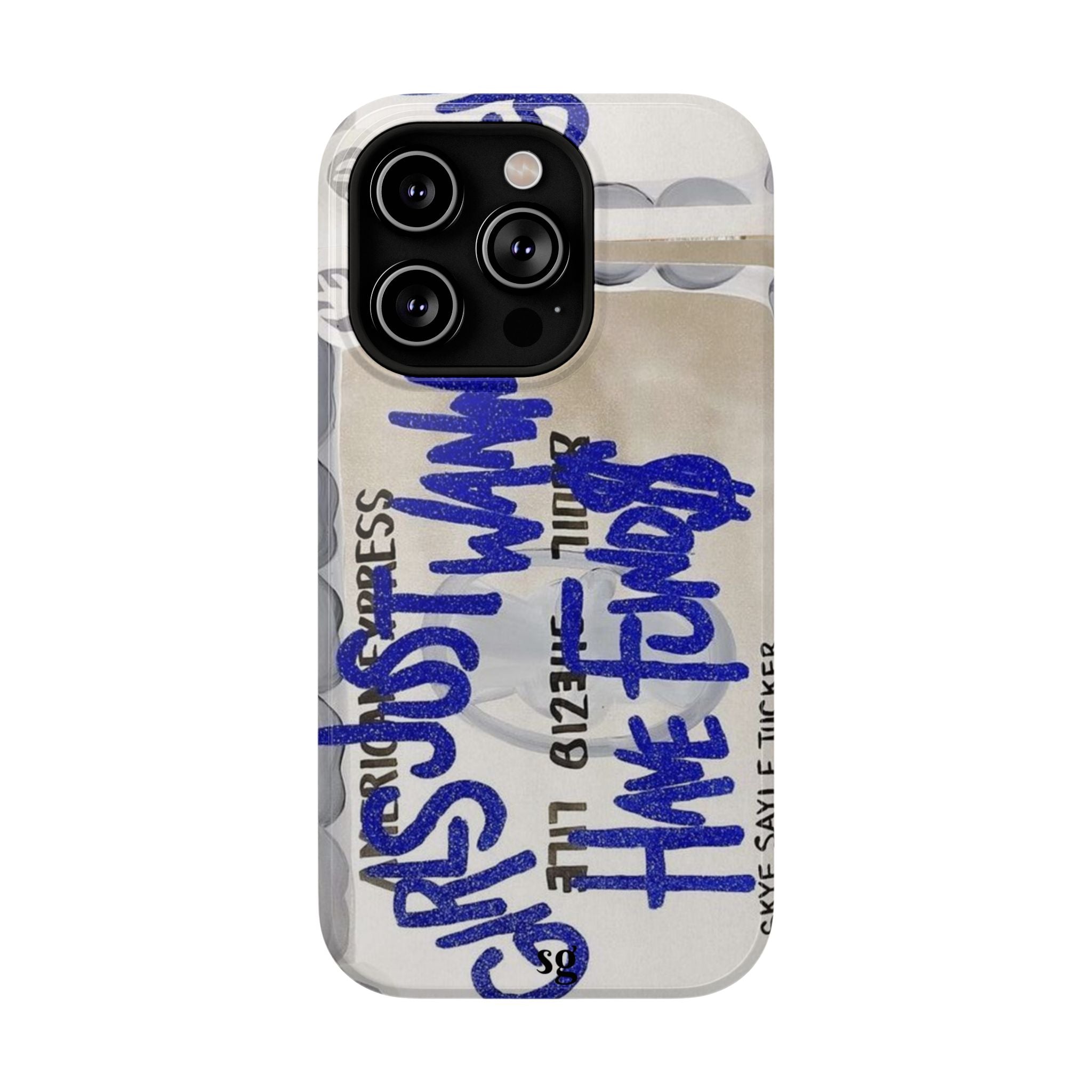 “girls just wanna have funds” protective phone case