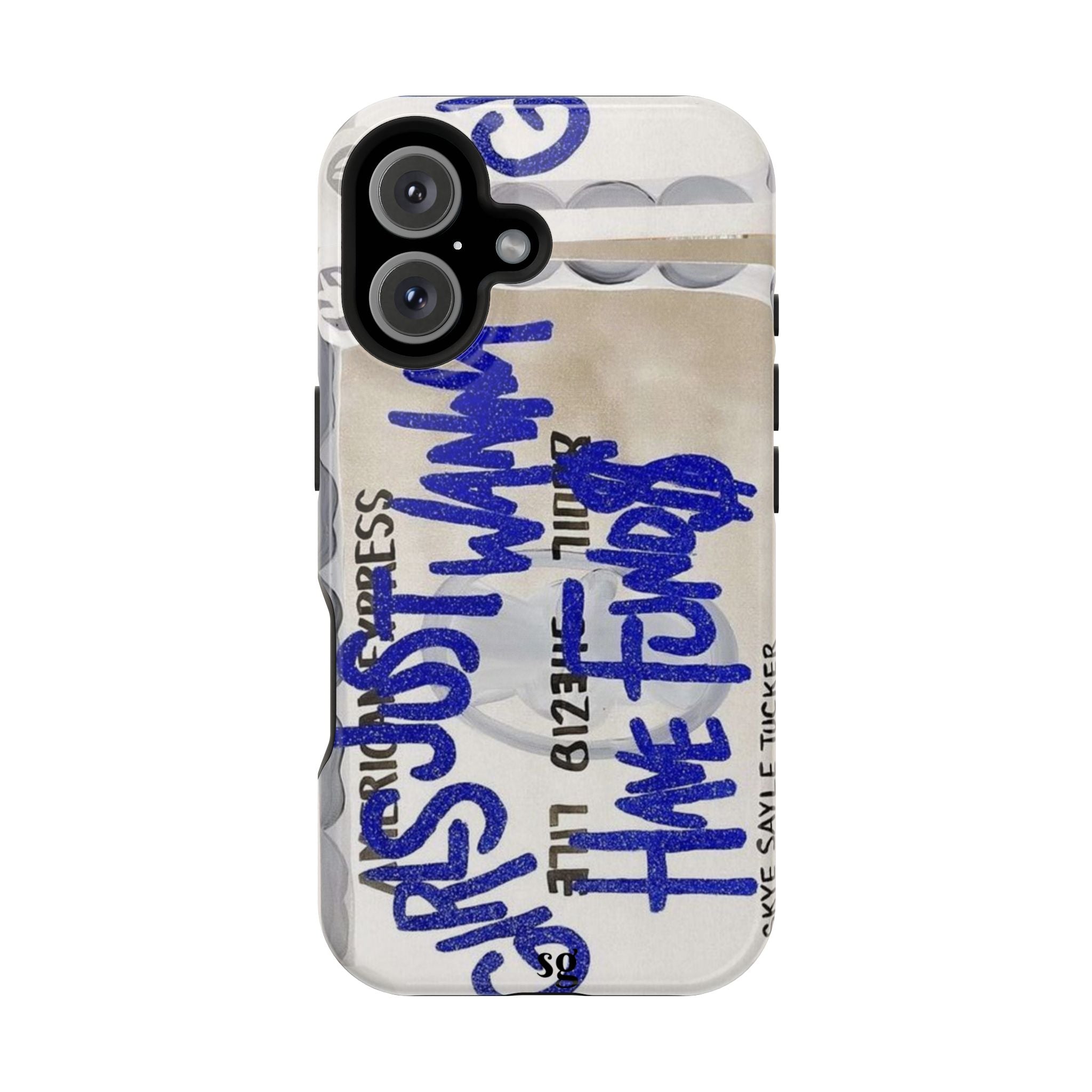 “girls just wanna have funds” protective phone case
